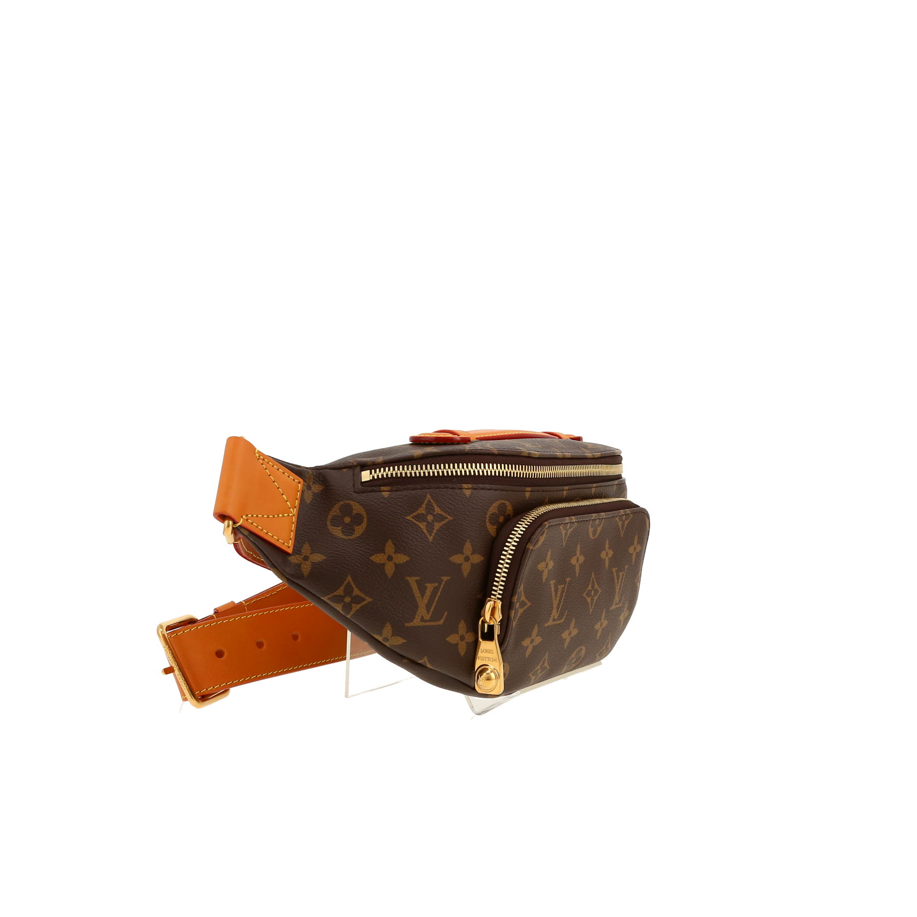 Pochette-cintura Louis Vuitton  Rush in tela monogram e pelle marrone