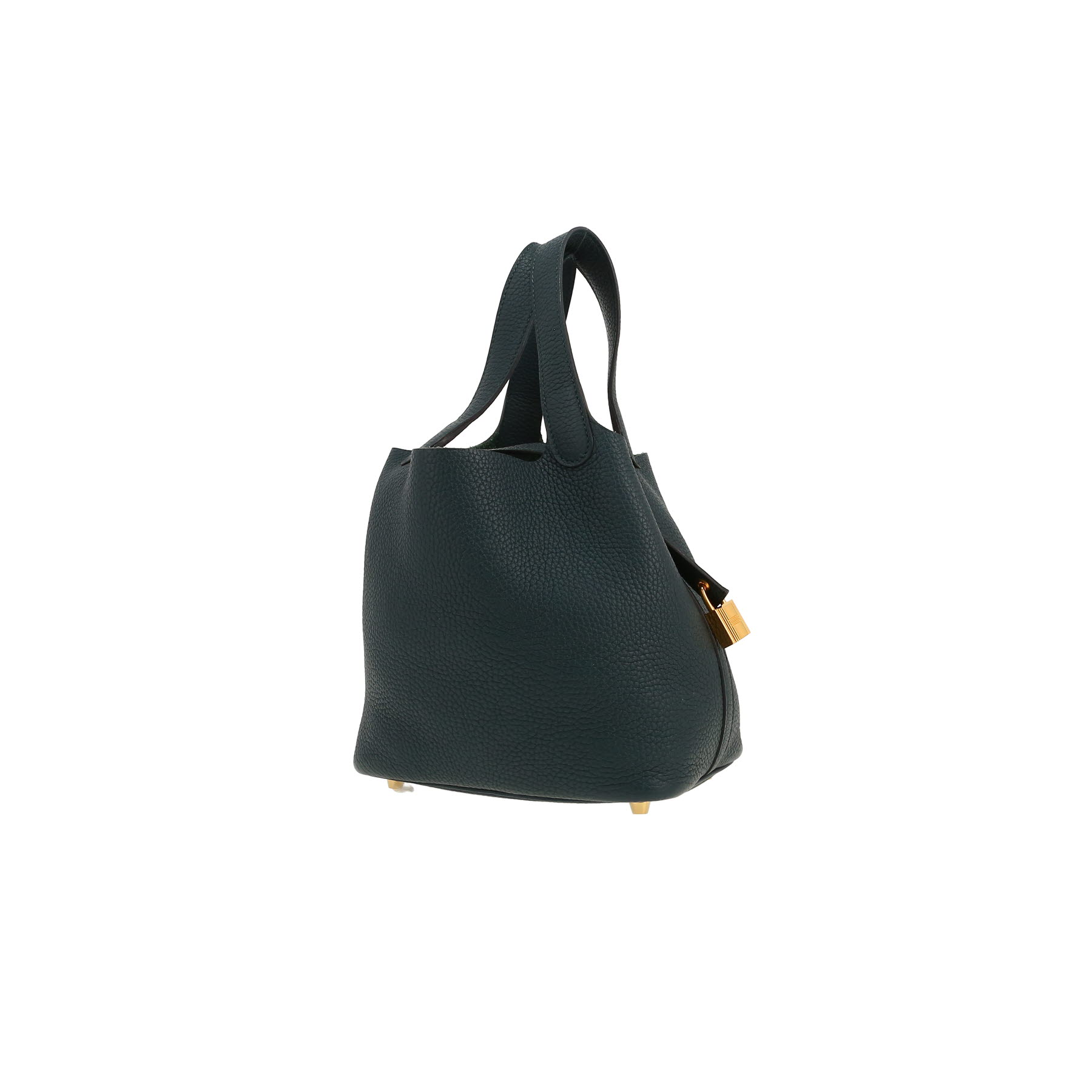 Hermès  Picotin 18 cm handbag  in Vert Cyprès togo leather