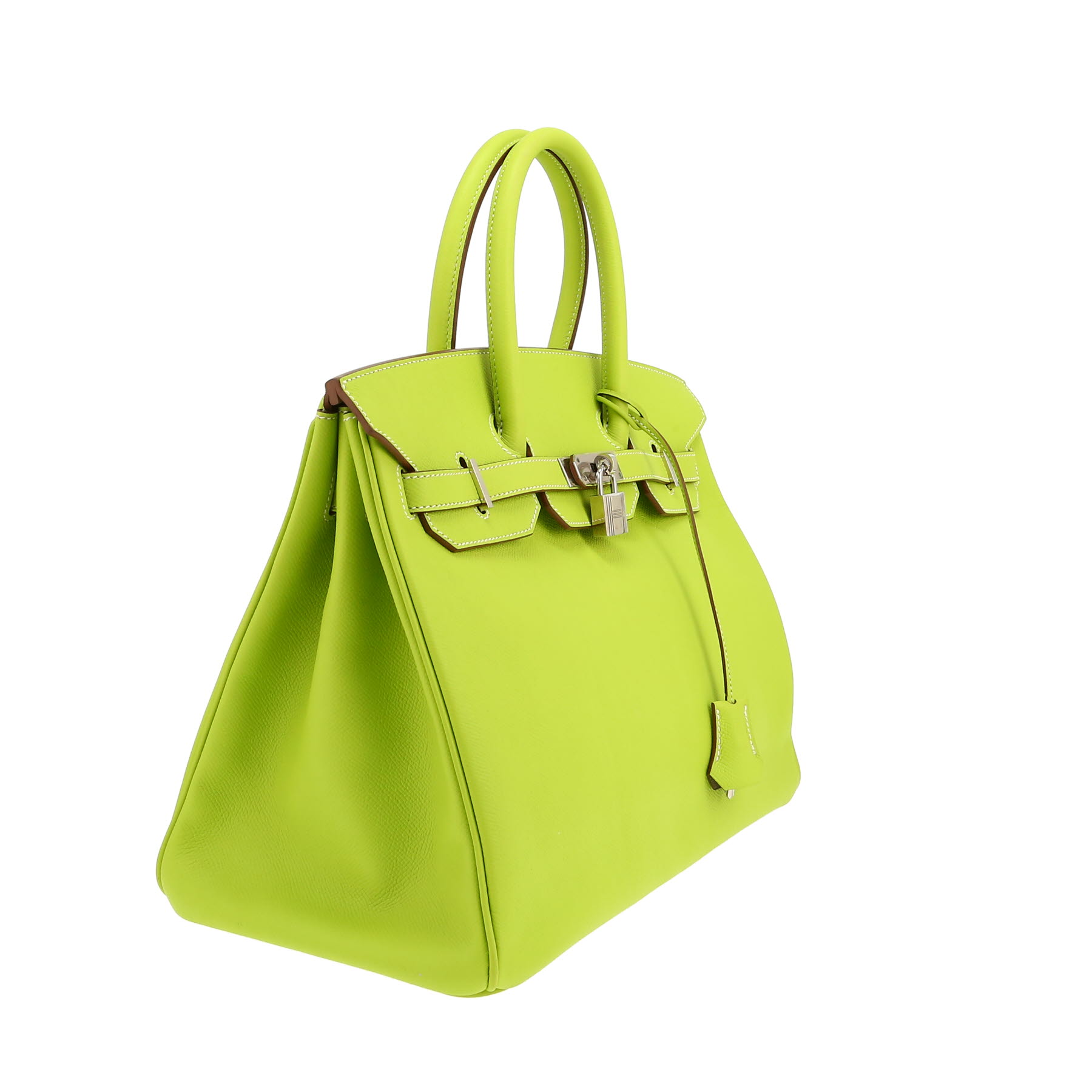 Hermès  Birkin 35 cm handbag  in green Kiwi epsom leather