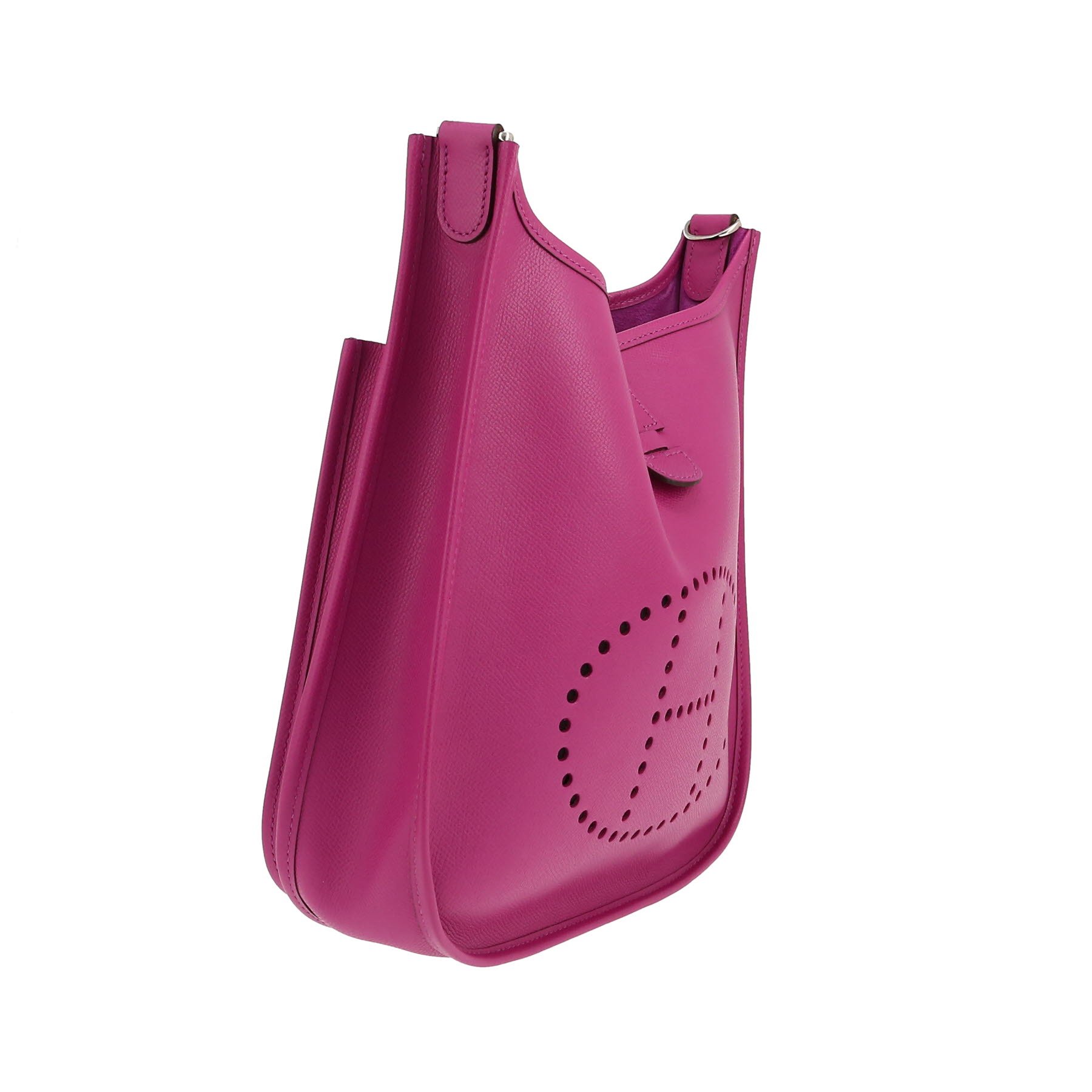 Borsa a tracolla Hermès  Evelyne in pelle Epsom Rose Cyclamen