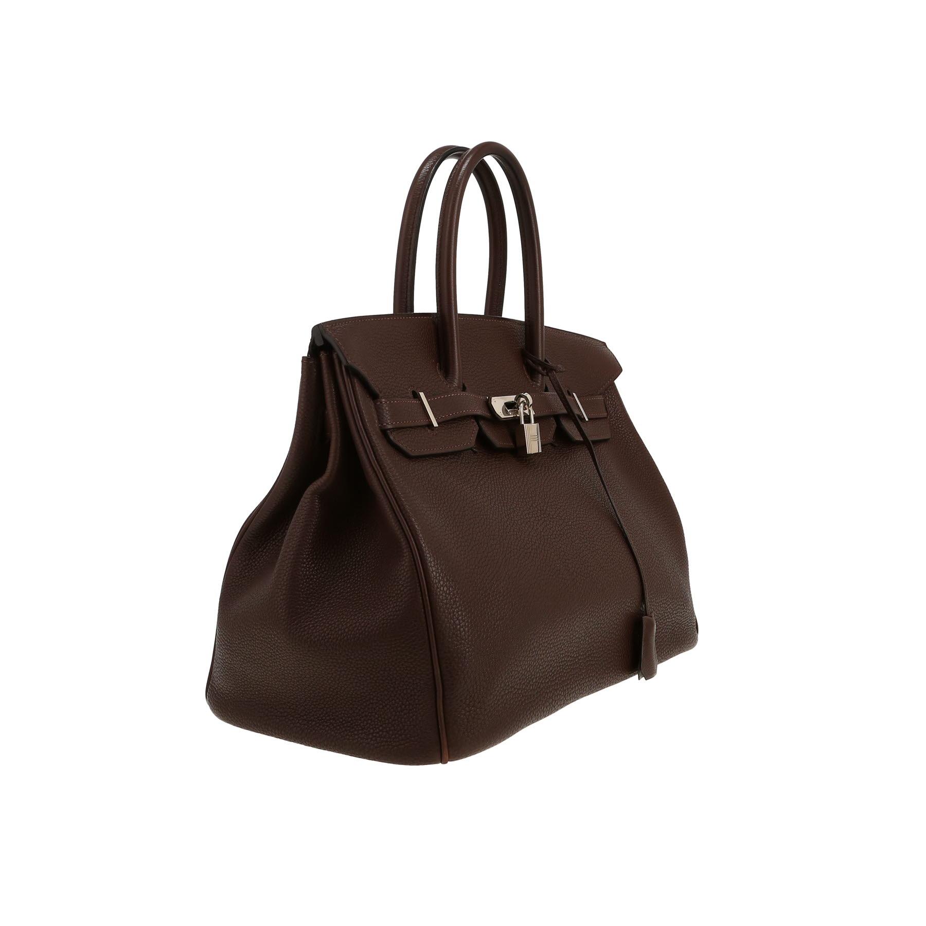 Hermès  Birkin 35 cm handbag  in brown togo leather