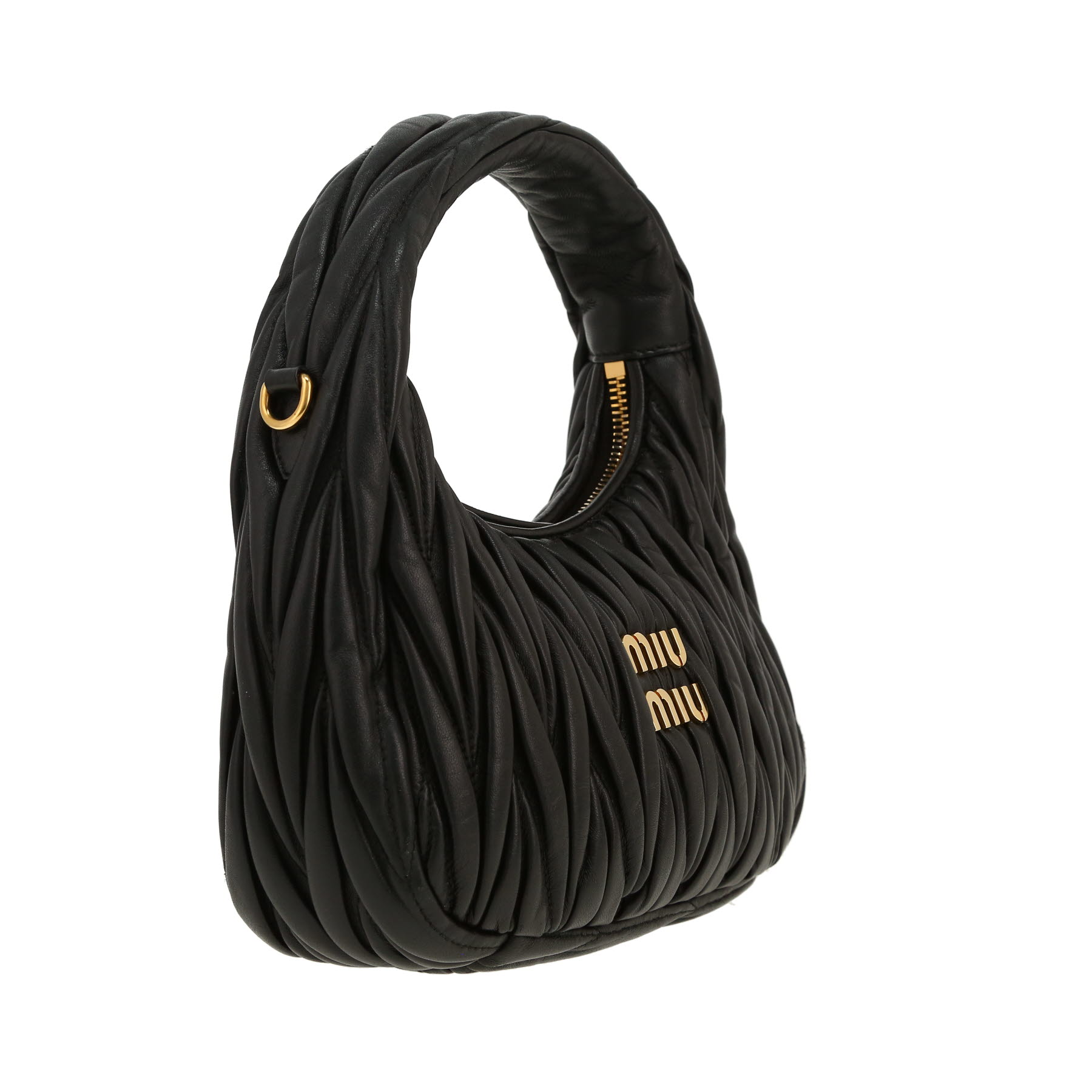 Miu Miu  Miu Wander shoulder bag  in black leather