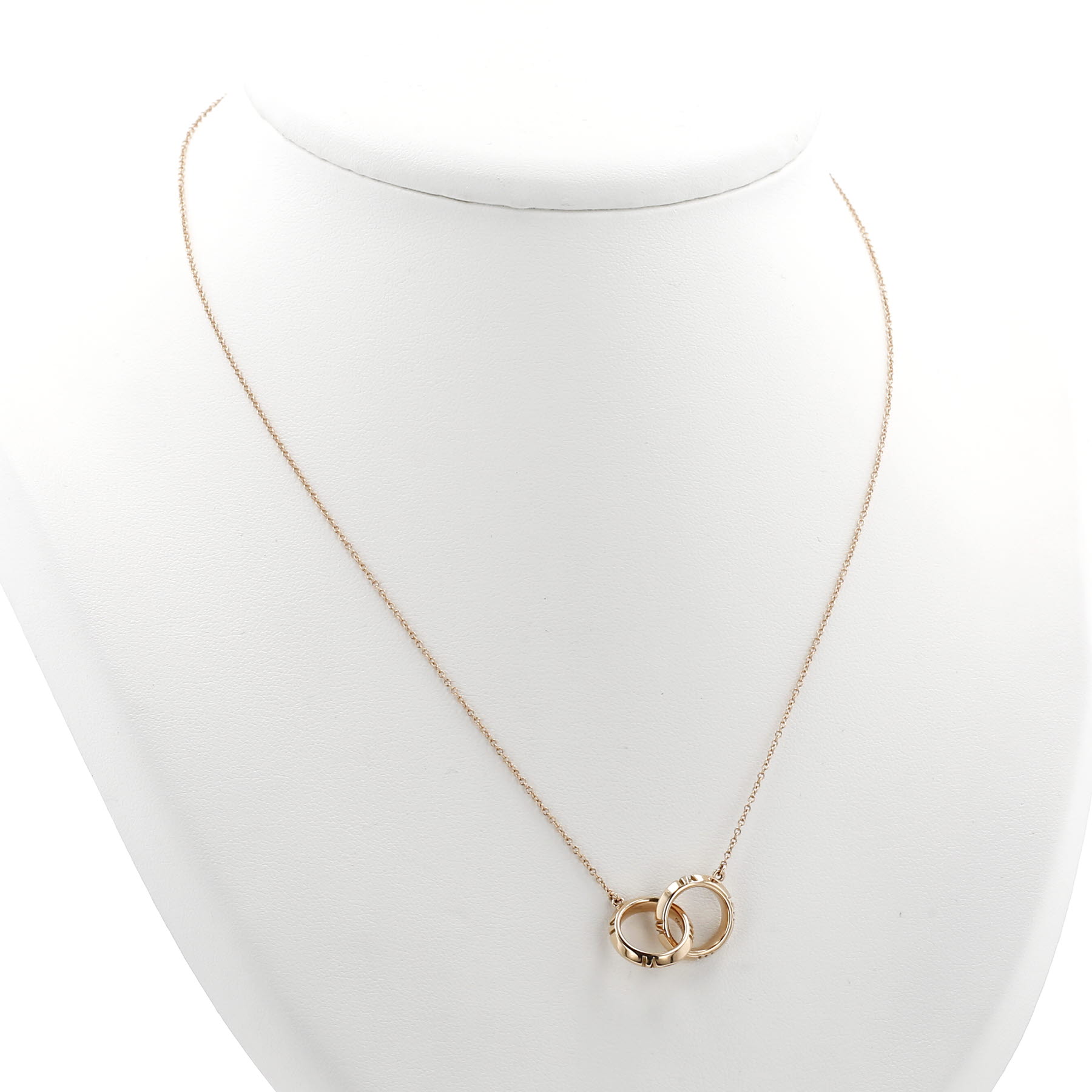 Tiffany 
Co Atlas necklace in pink gold