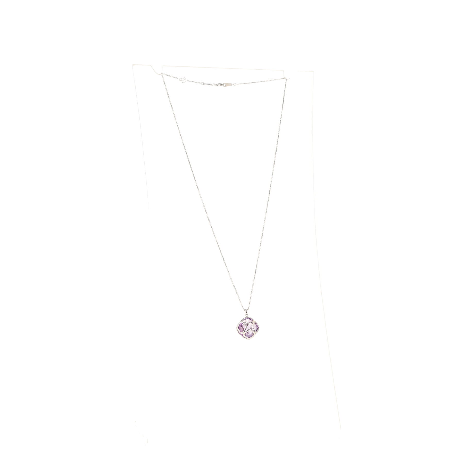 Collier Chopard Imperiale en or blanc et améthyste