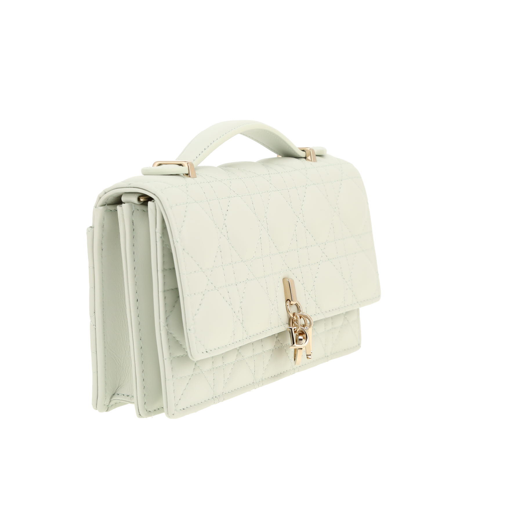 Dior  My Dior handbag/clutch  in green leather cannage