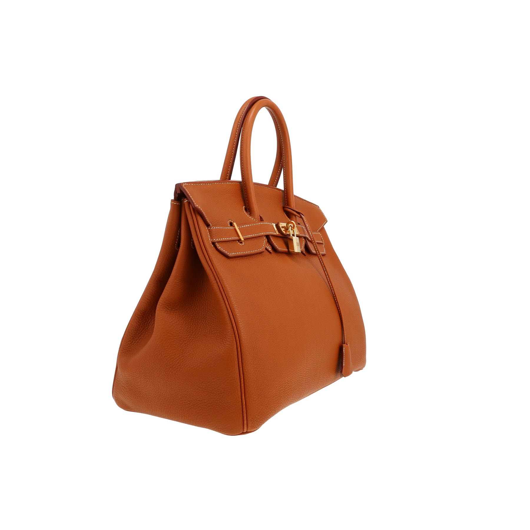 Hermès  Birkin 35 cm handbag  in gold togo leather