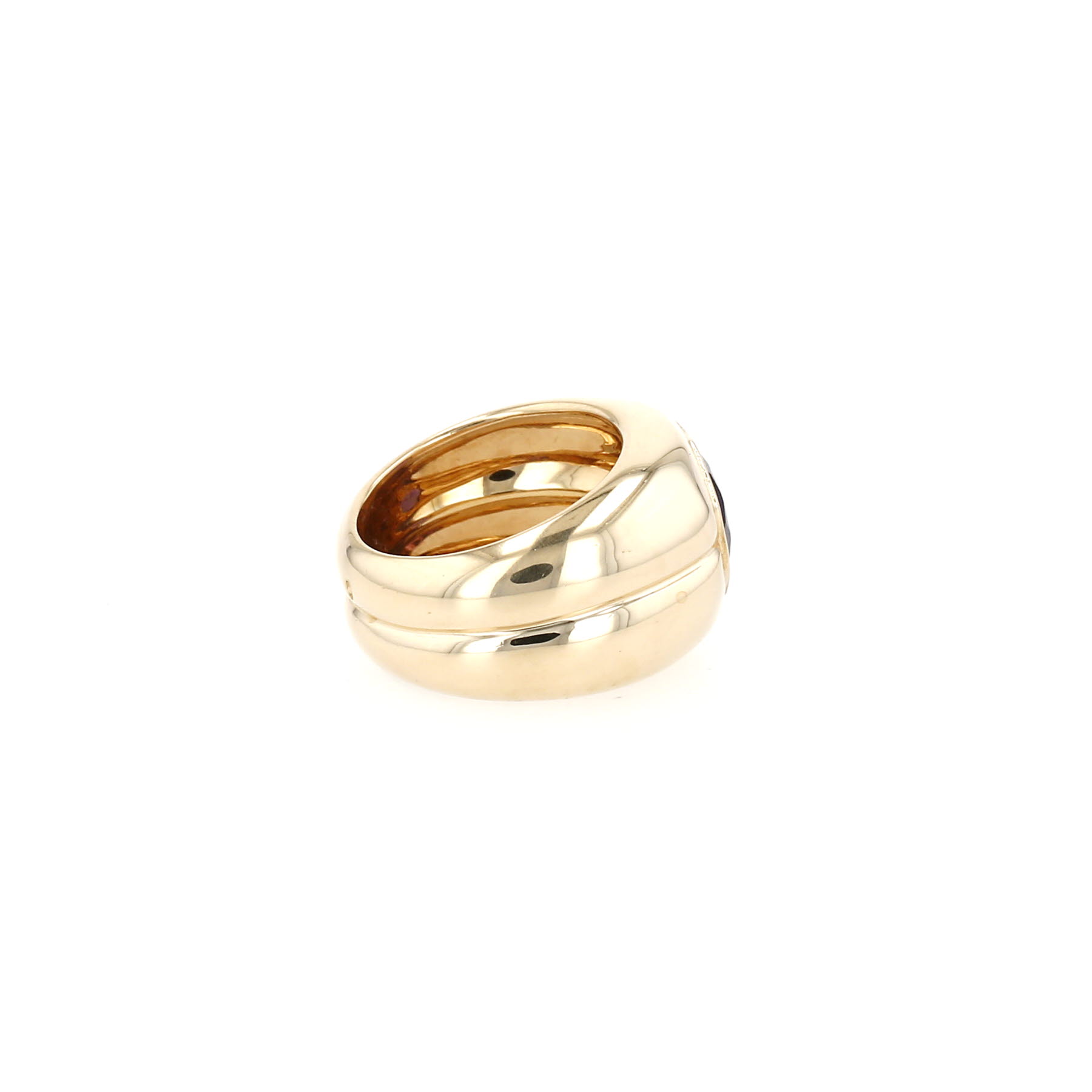 Mellerio  ring in yellow gold and amethyst