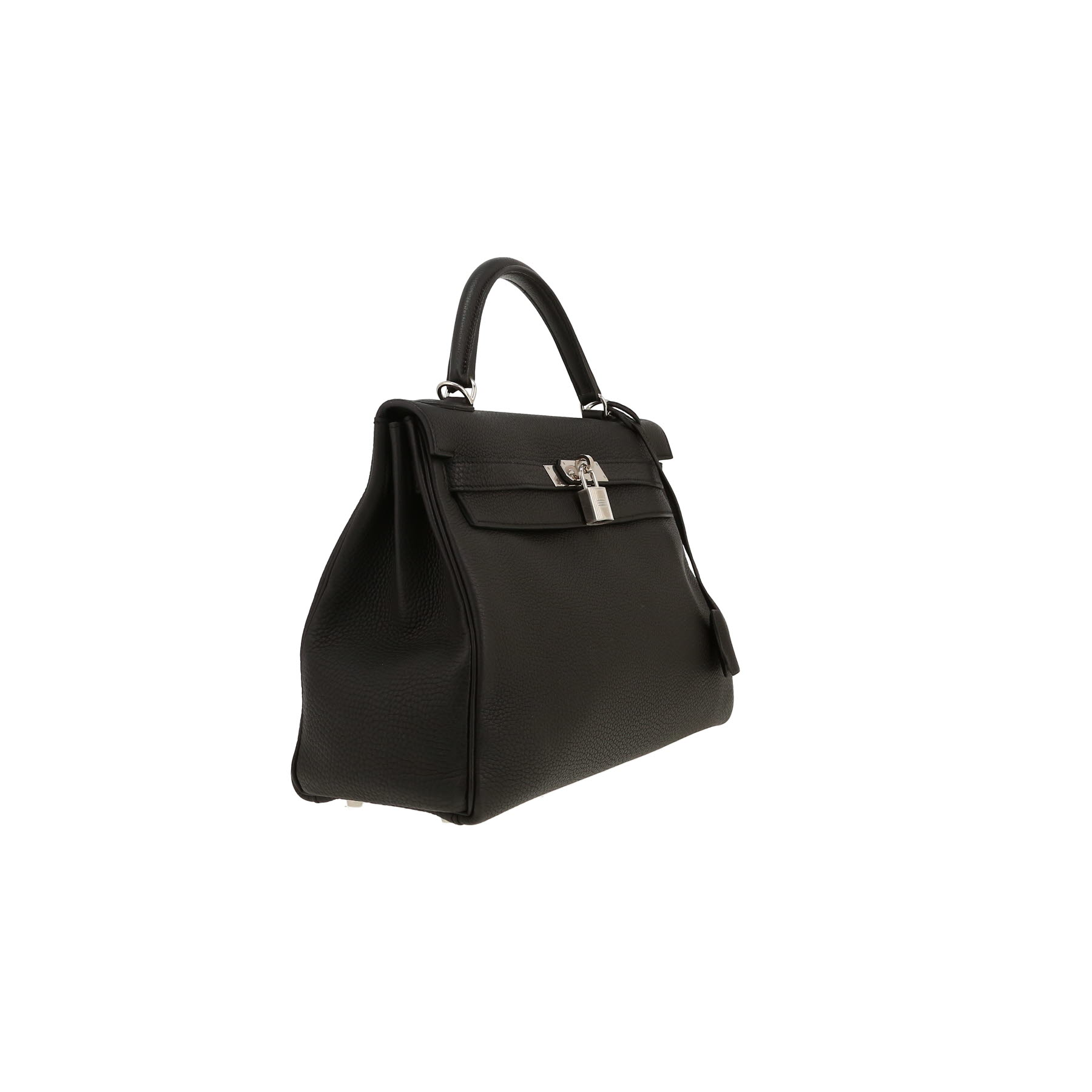 Hermès  Kelly 32 cm handbag  in black togo leather