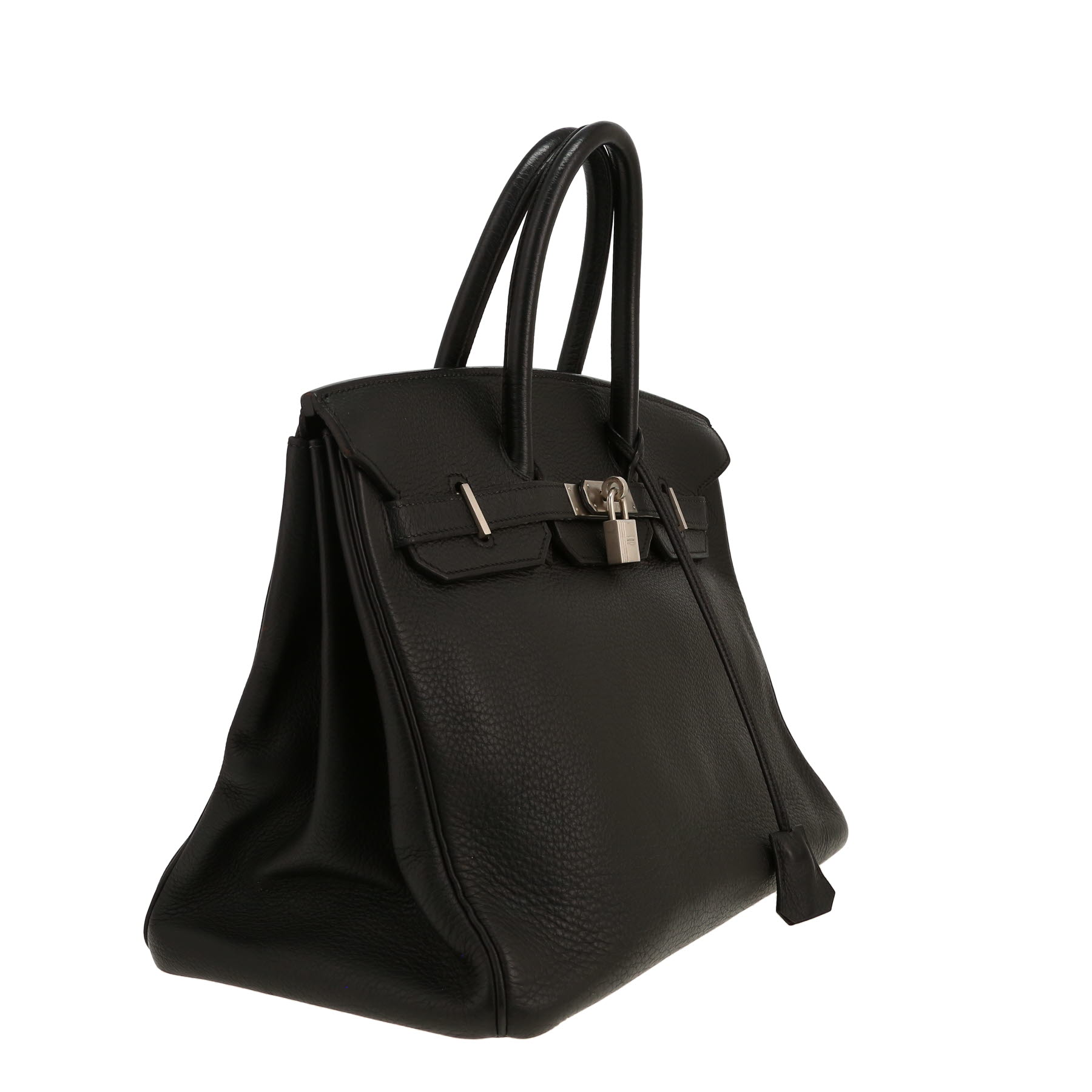 Sac à main Hermès  Birkin 35 cm en cuir togo noir
