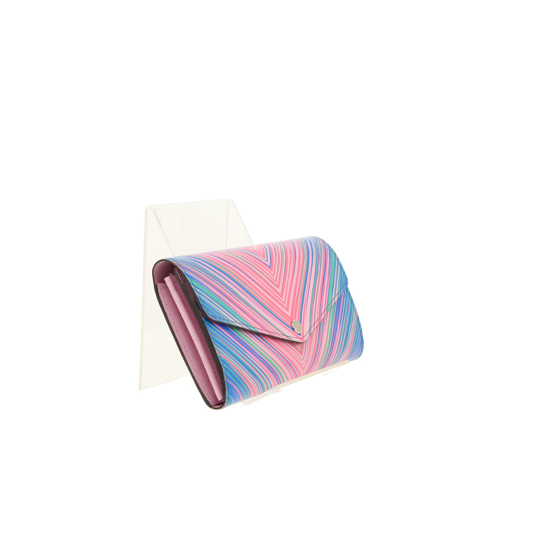 Louis Vuitton  Sarah wallet  in pink, blue and green leather