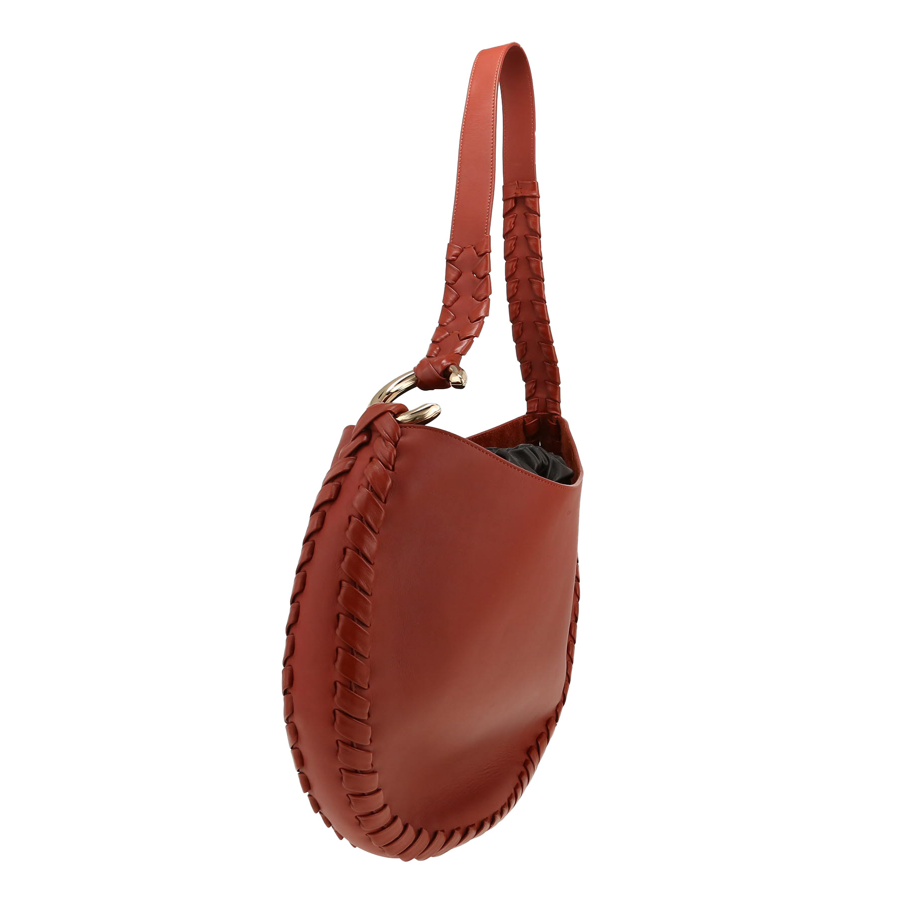 Chloé   handbag  in brown leather