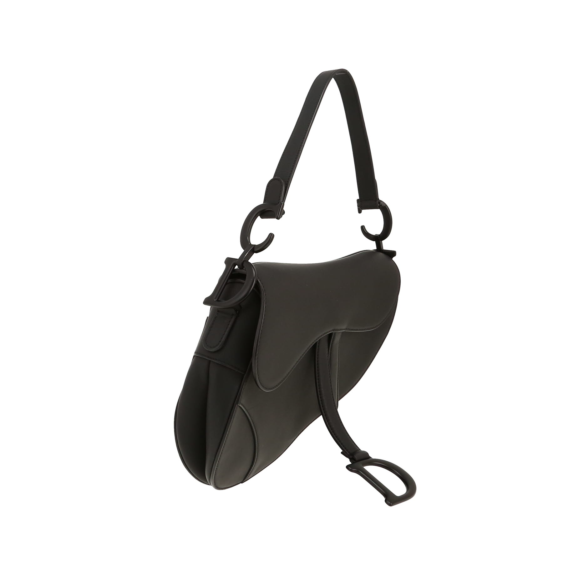 Dior  Saddle handbag  in black leather