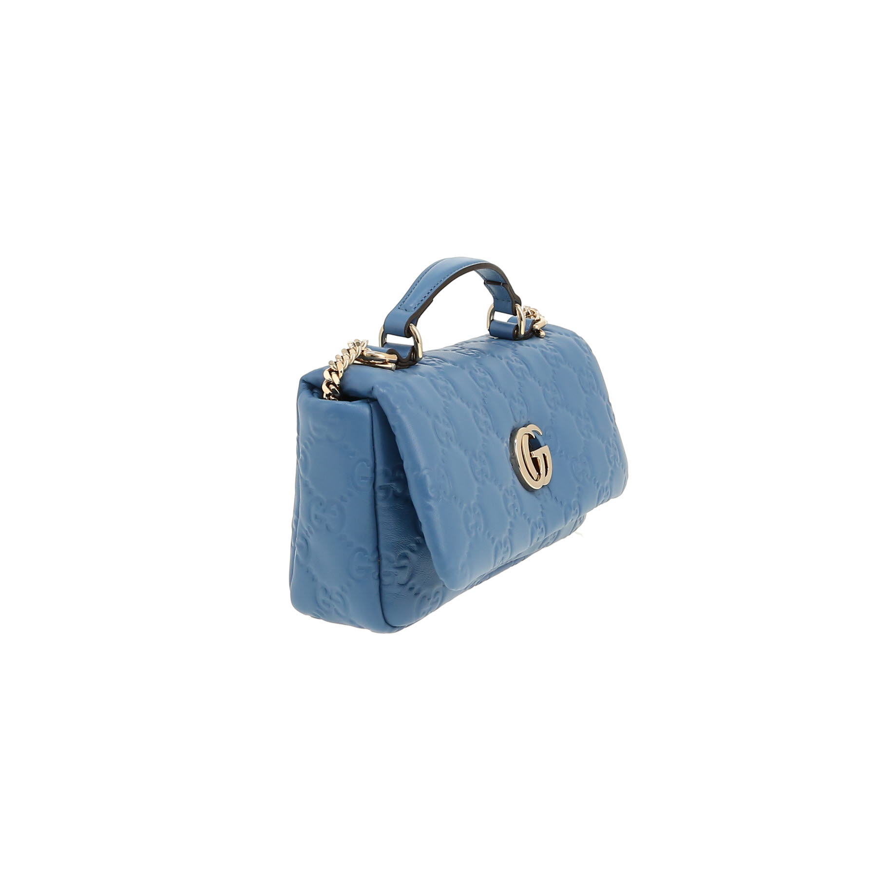 Bolso bandolera Gucci  GG Milano en cuero azul