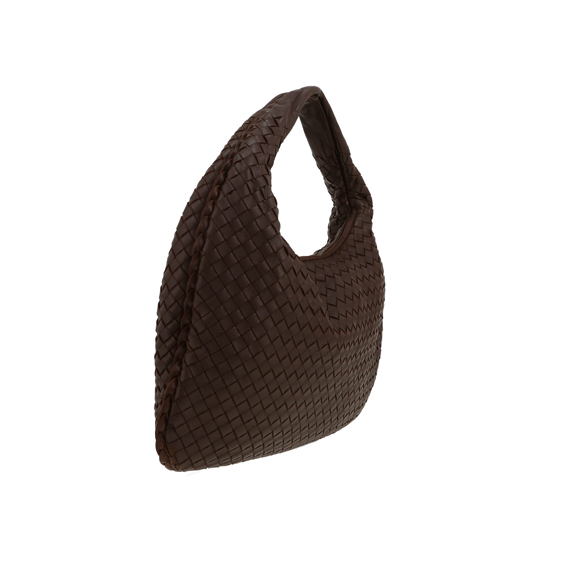Bolso de mano Bottega Veneta  Veneta en cuero intrecciato marrón