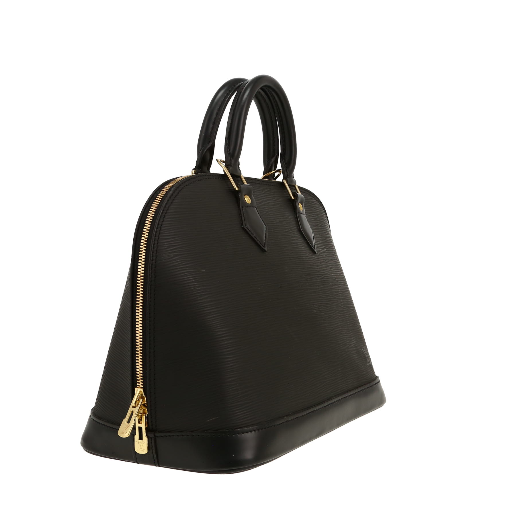 Louis Vuitton  Alma handbag  in black epi leather