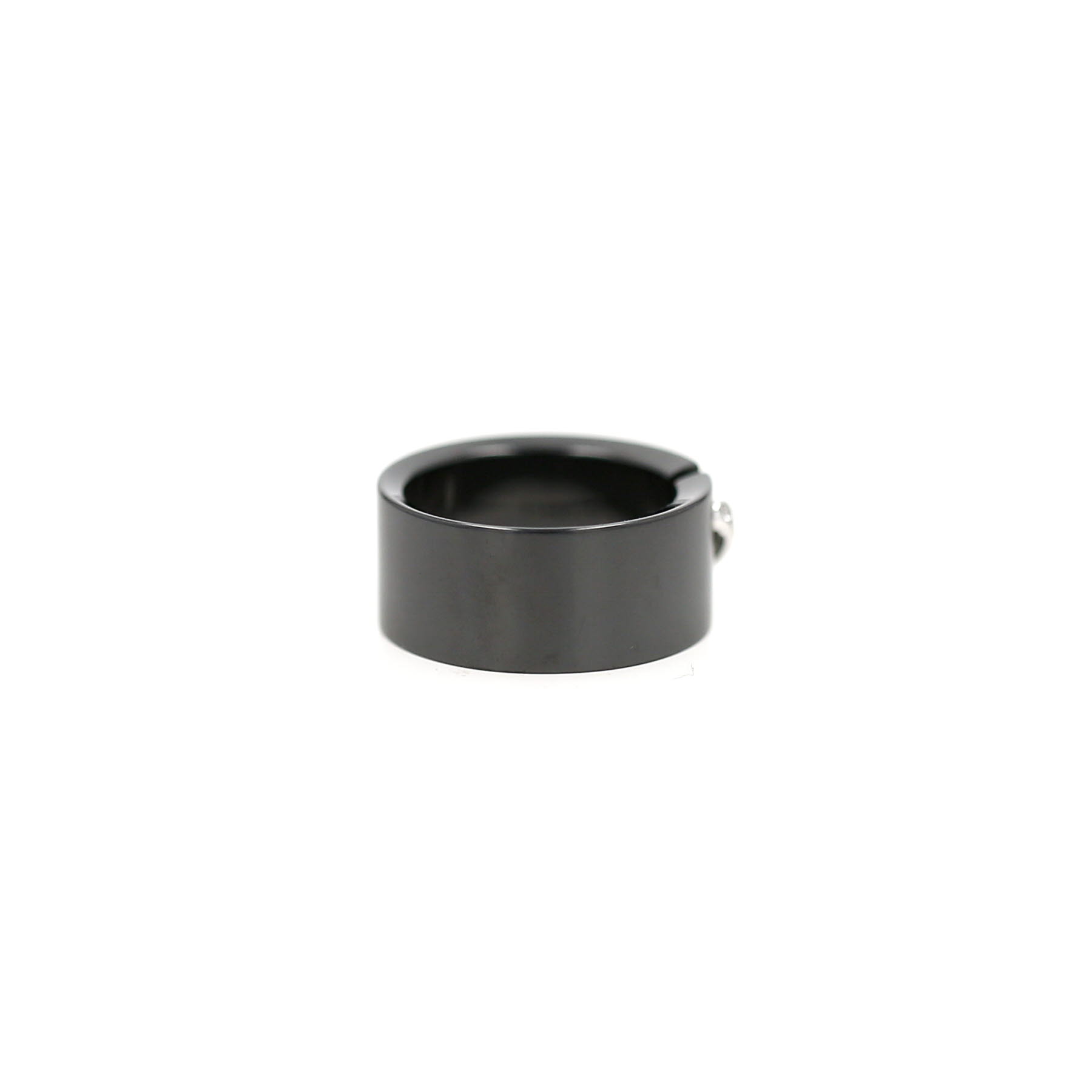 Chaumet Lien medium model ring in white gold, ceramic and diamonds Chaumet Lien medium model ring in white gold, ceramic and diamonds