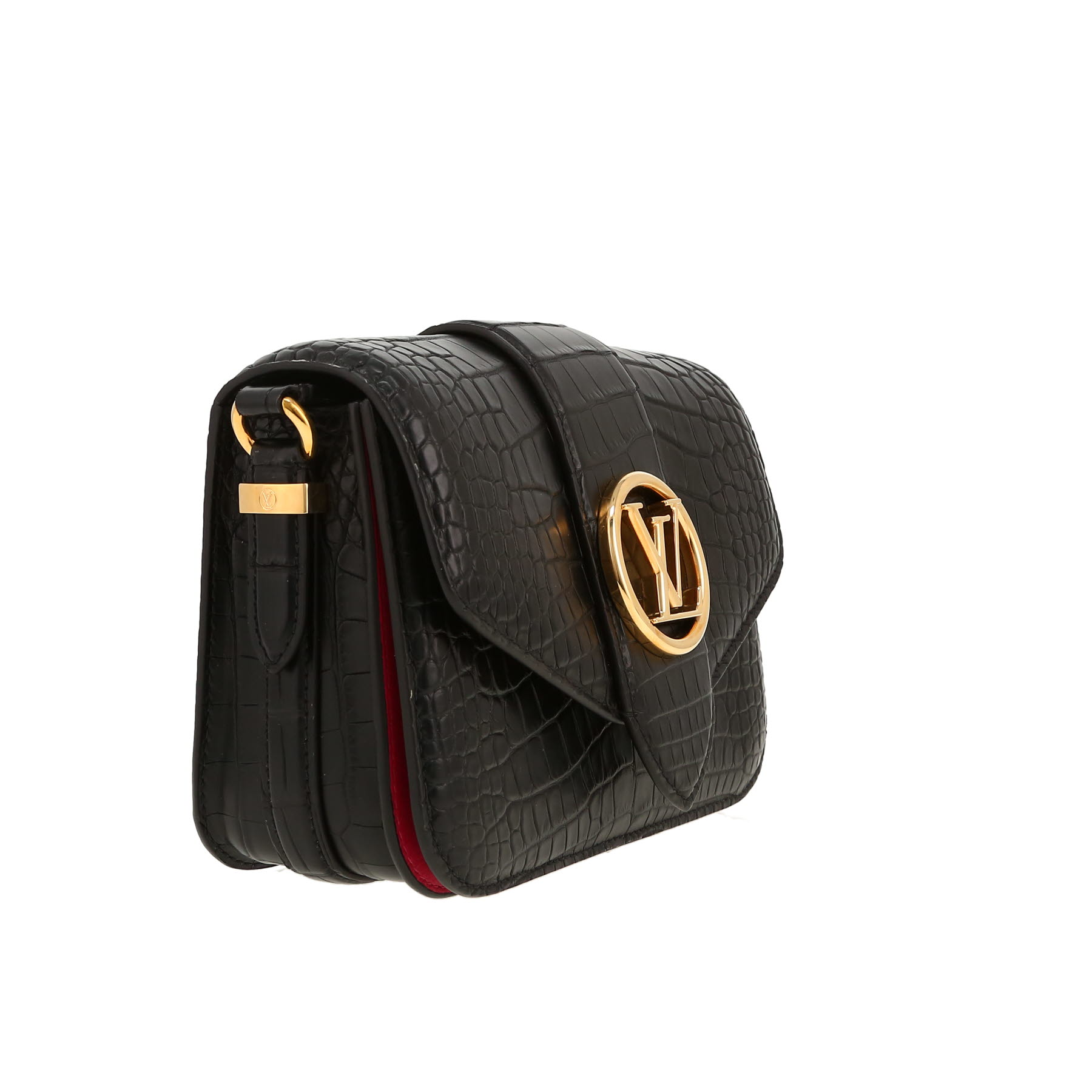 Sac à main Louis Vuitton  Pont Neuf en alligator noir