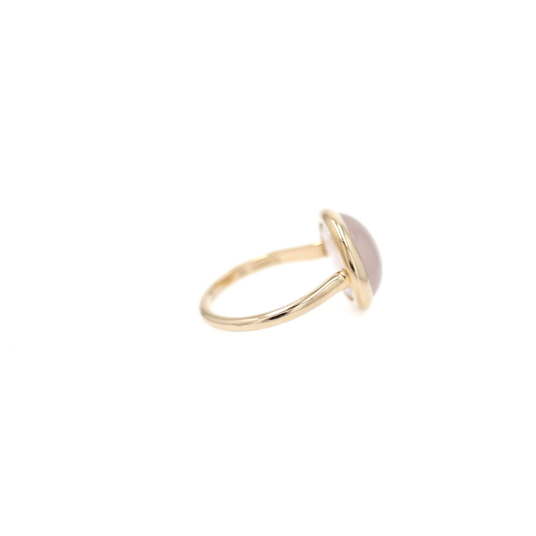 Fred Belles Rives ring in yellow gold and quartz
