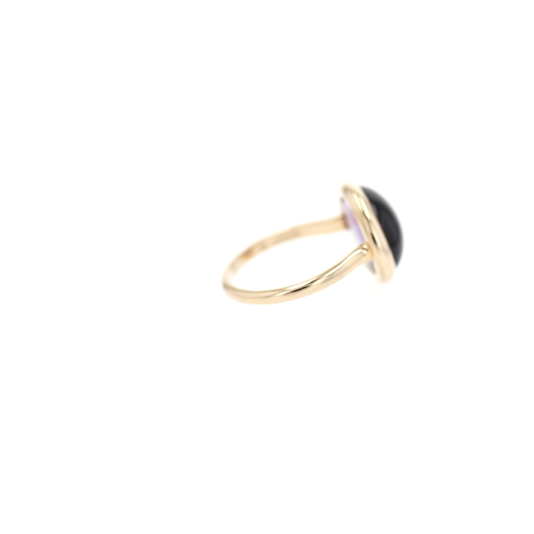 Fred Belles Rives ring in yellow gold and amethyst