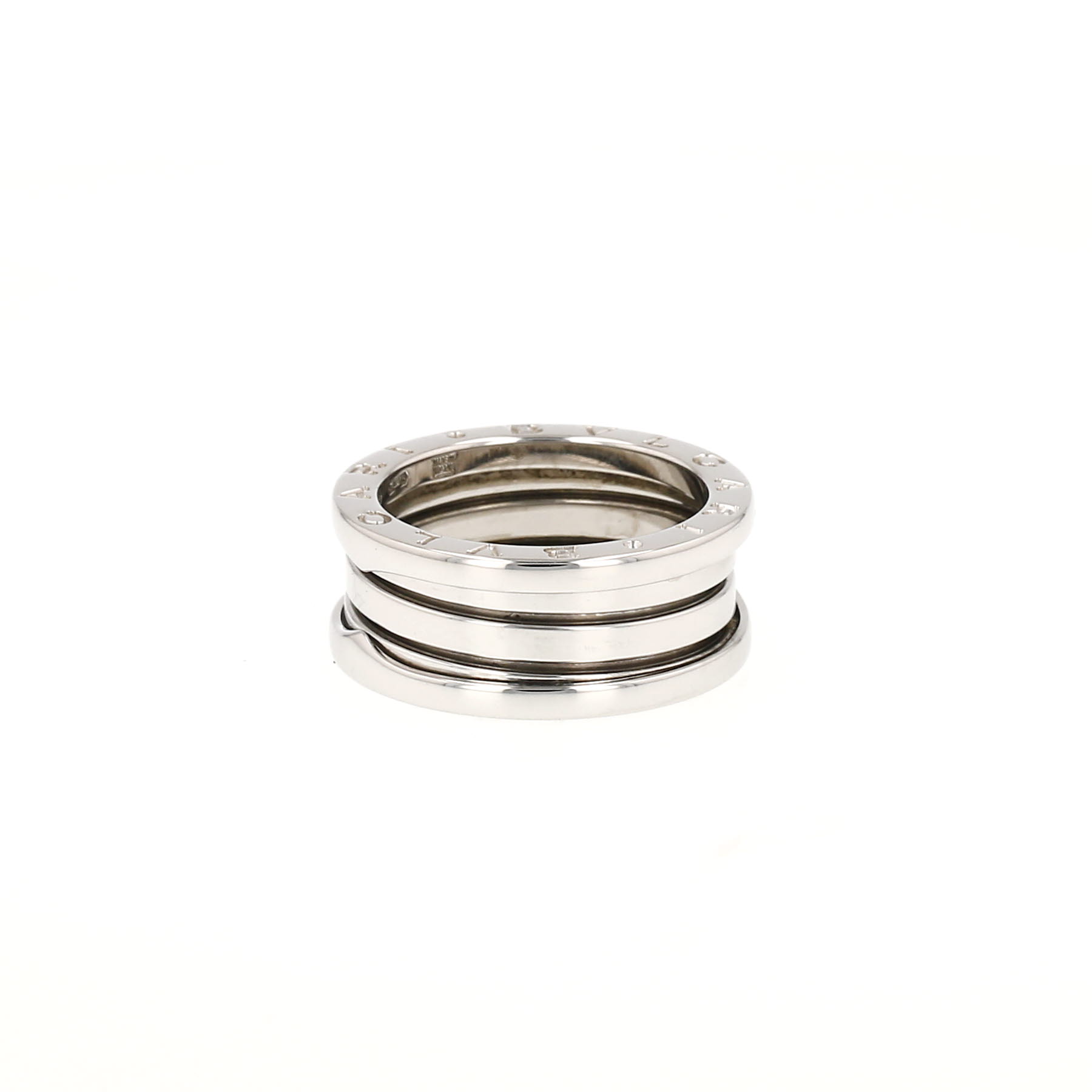 Anello Bulgari B.Zero1 modello medio in oro bianco