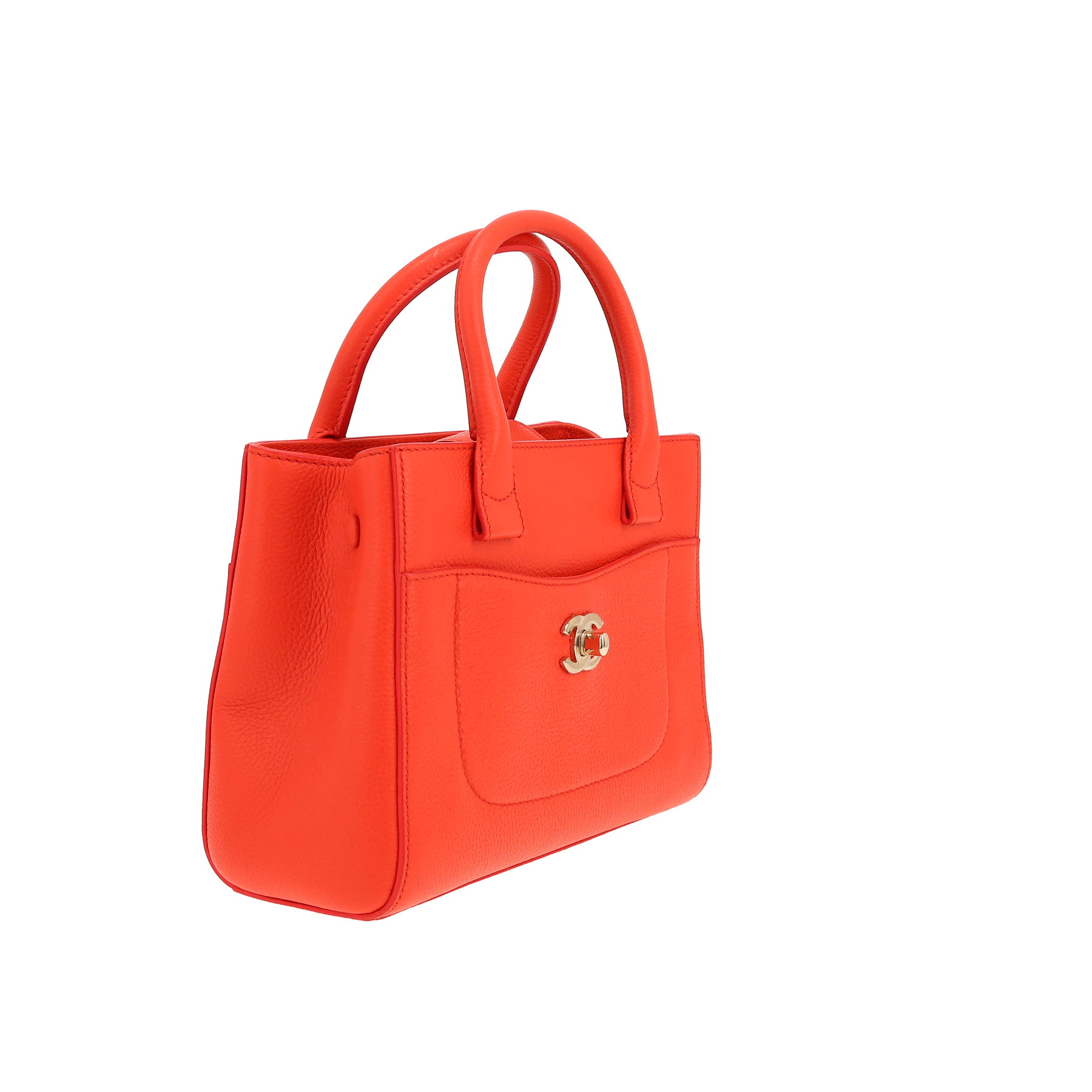 Chanel  Neo Executive shoulder bag  in orange leather