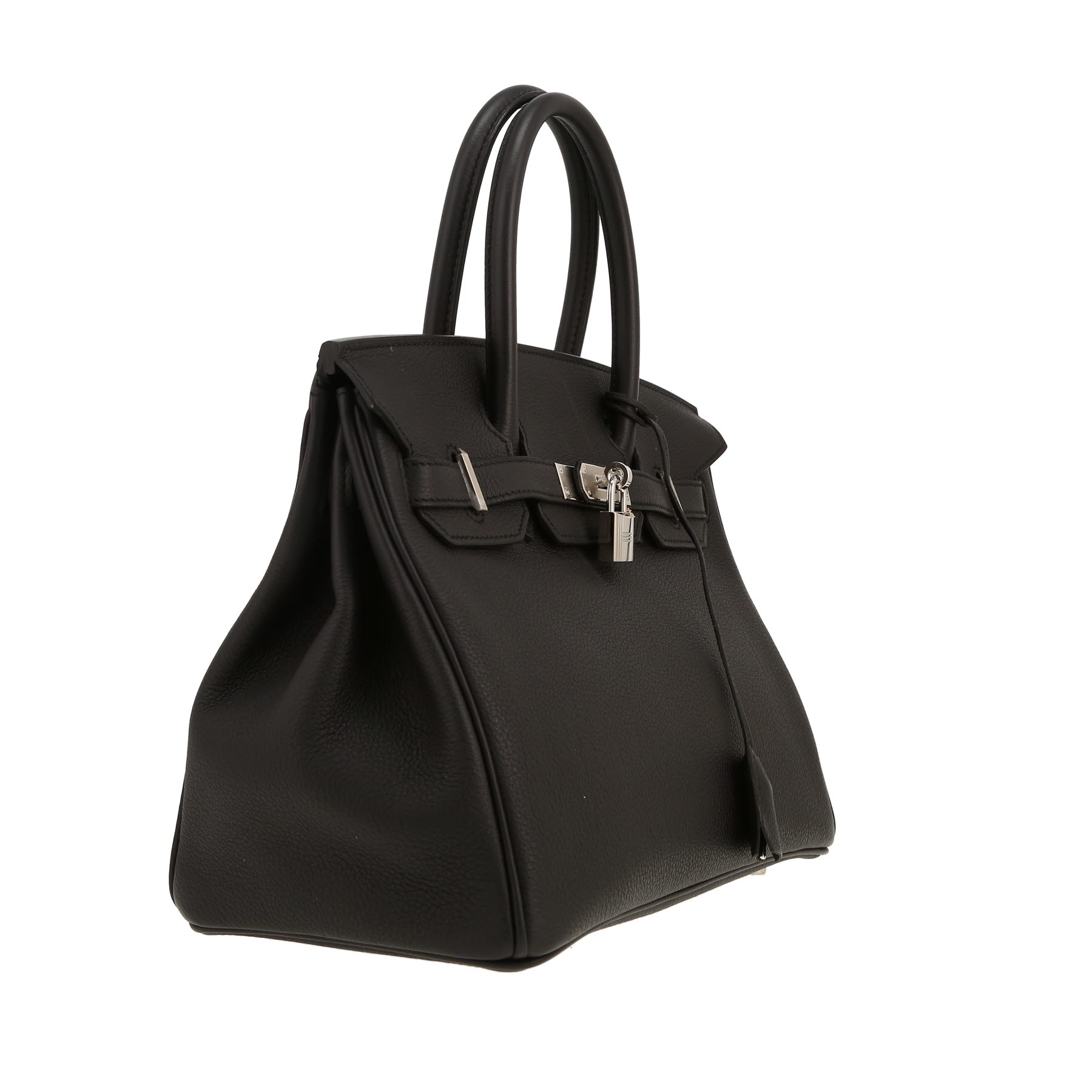 Hermès  Birkin 30 cm handbag  in black togo leather