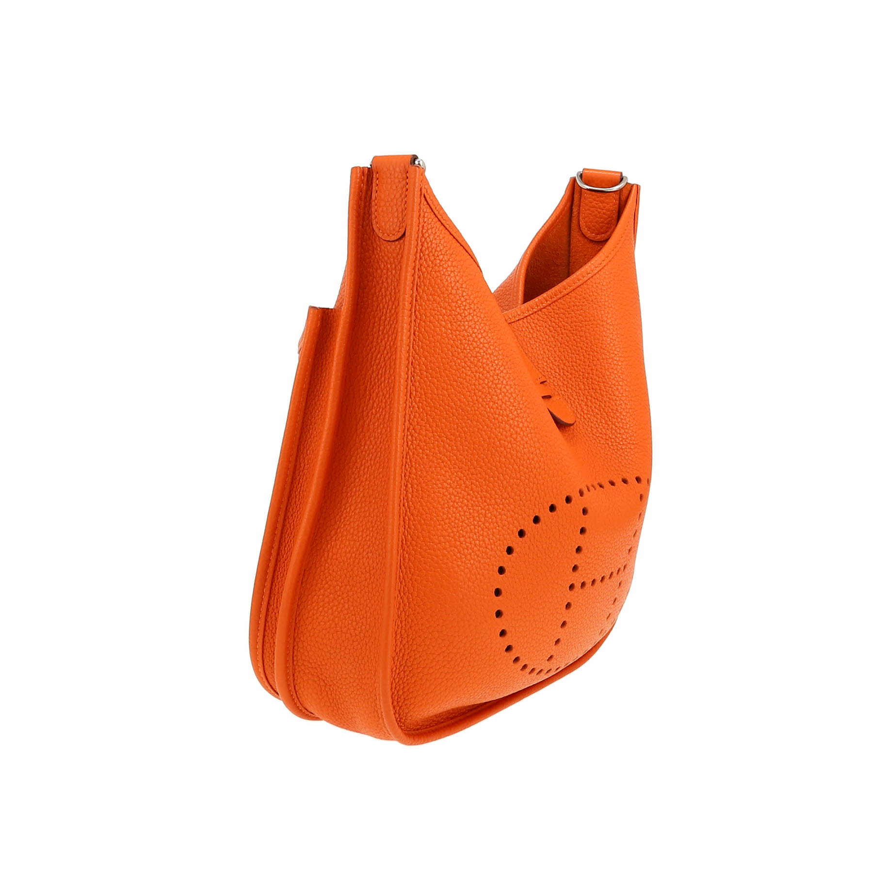 Borsa a tracolla Hermès  Evelyne III in pelle togo arancione