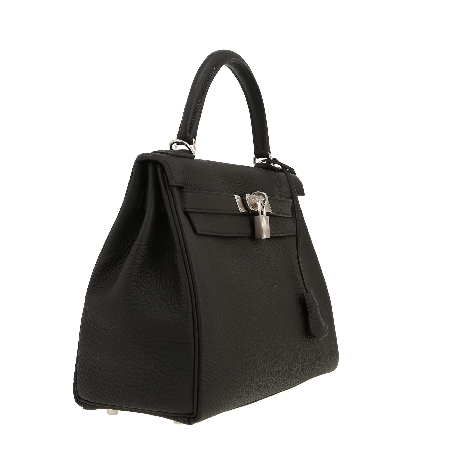 Hermès  Kelly 28 cm handbag  in black togo leather
