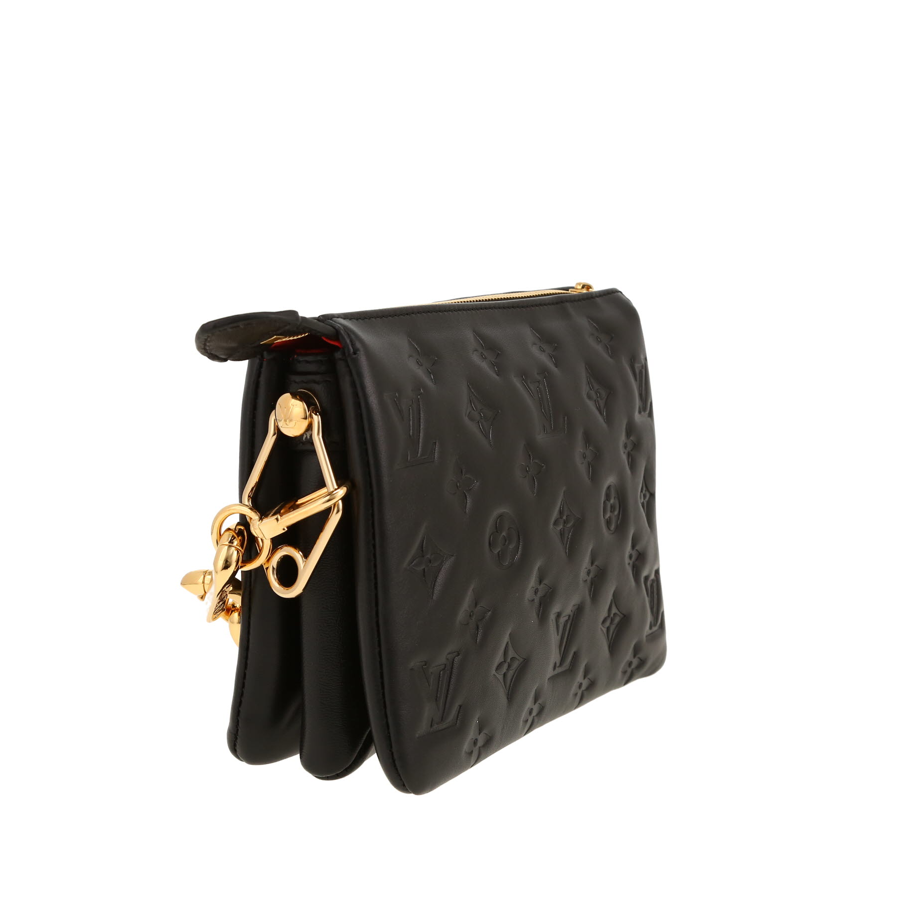 Bolso bandolera Louis Vuitton  Coussin BB en cuero monogram huella negro