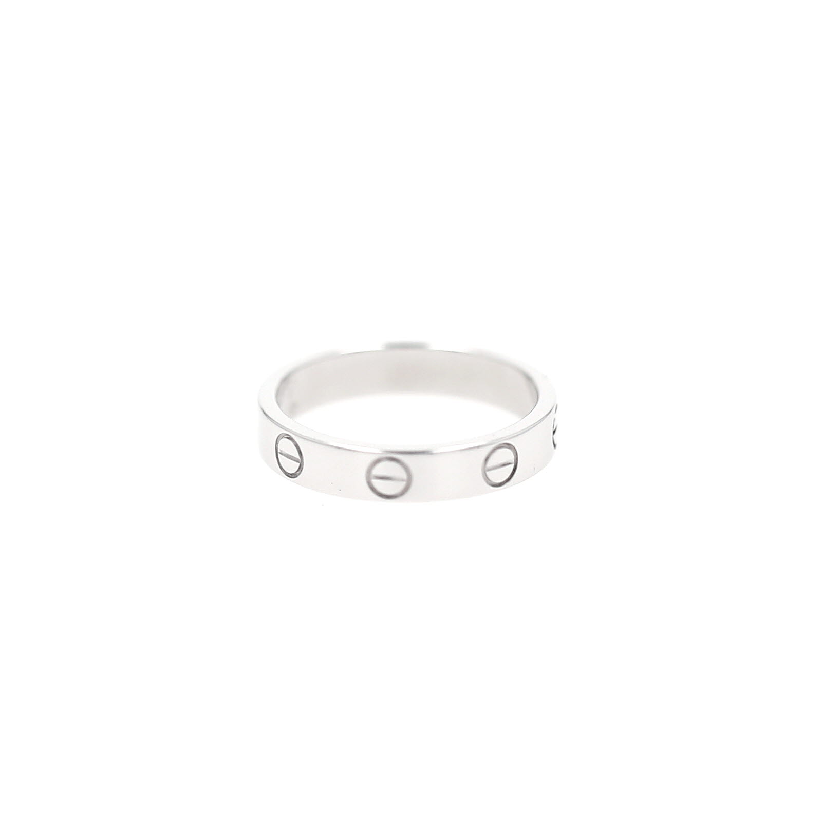 Anello Cartier Love modello piccolo in oro bianco