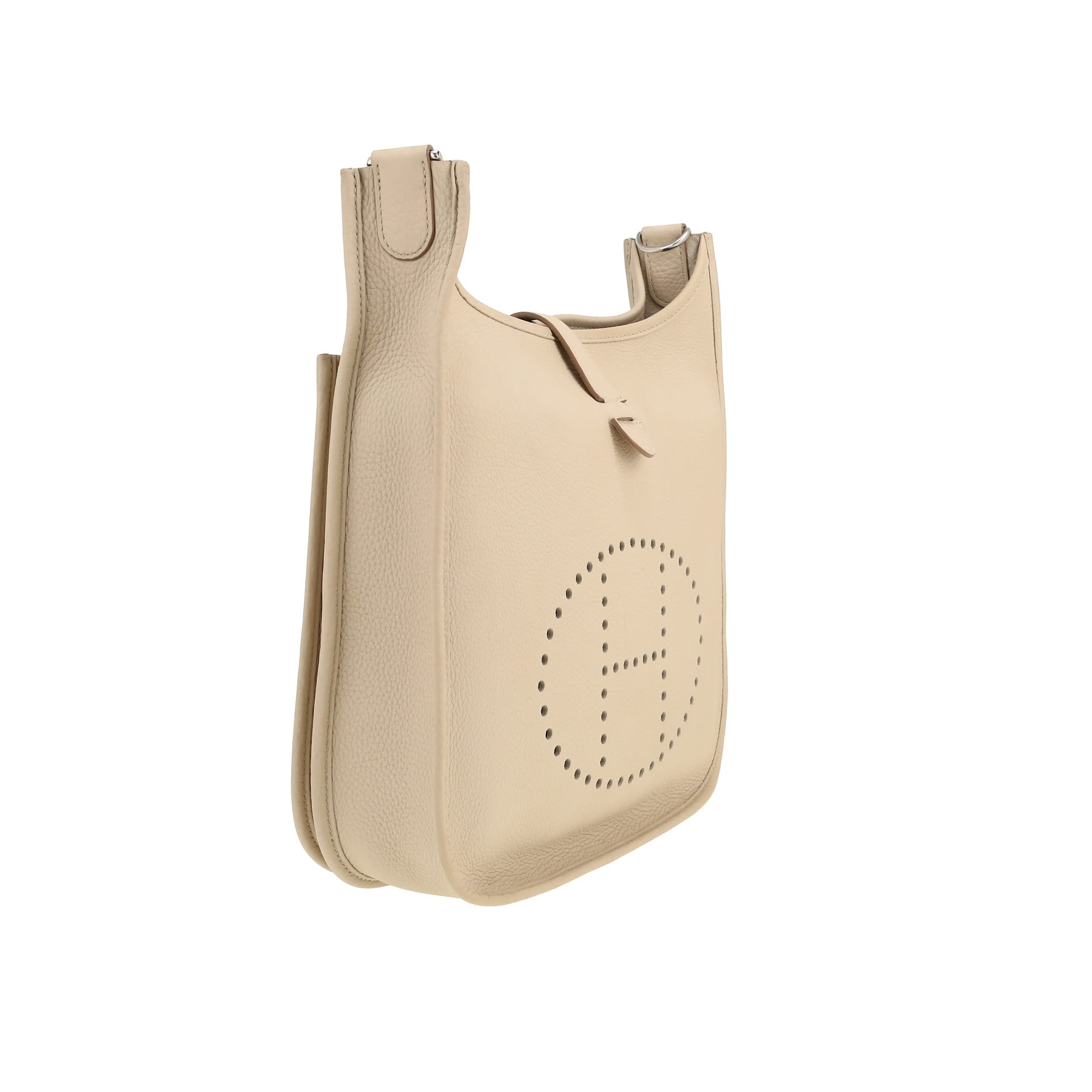 Hermès  Evelyne III shoulder bag  in Gris-Béton togo leather