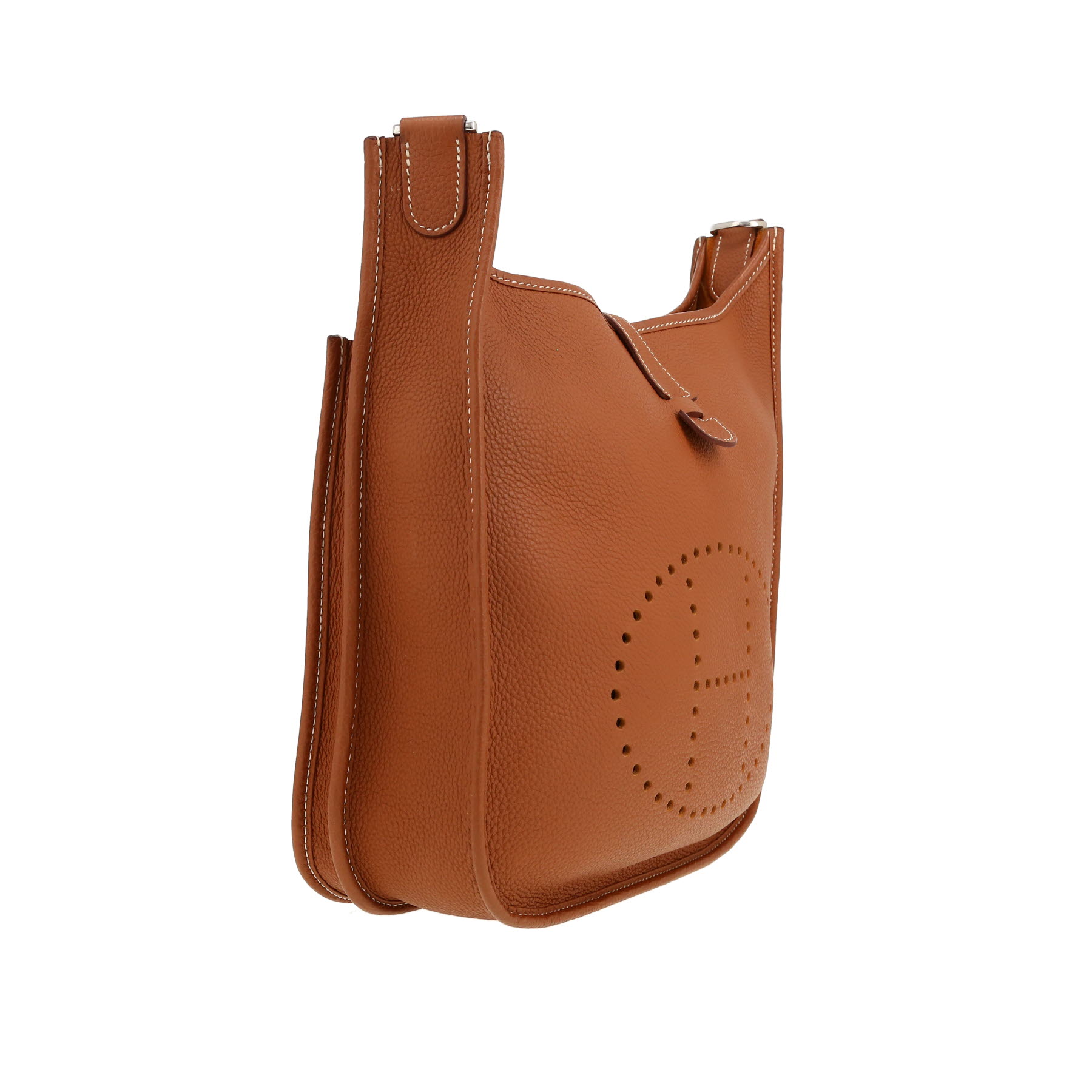 Hermès  Evelyne 29 cm shoulder bag  in gold togo leather
