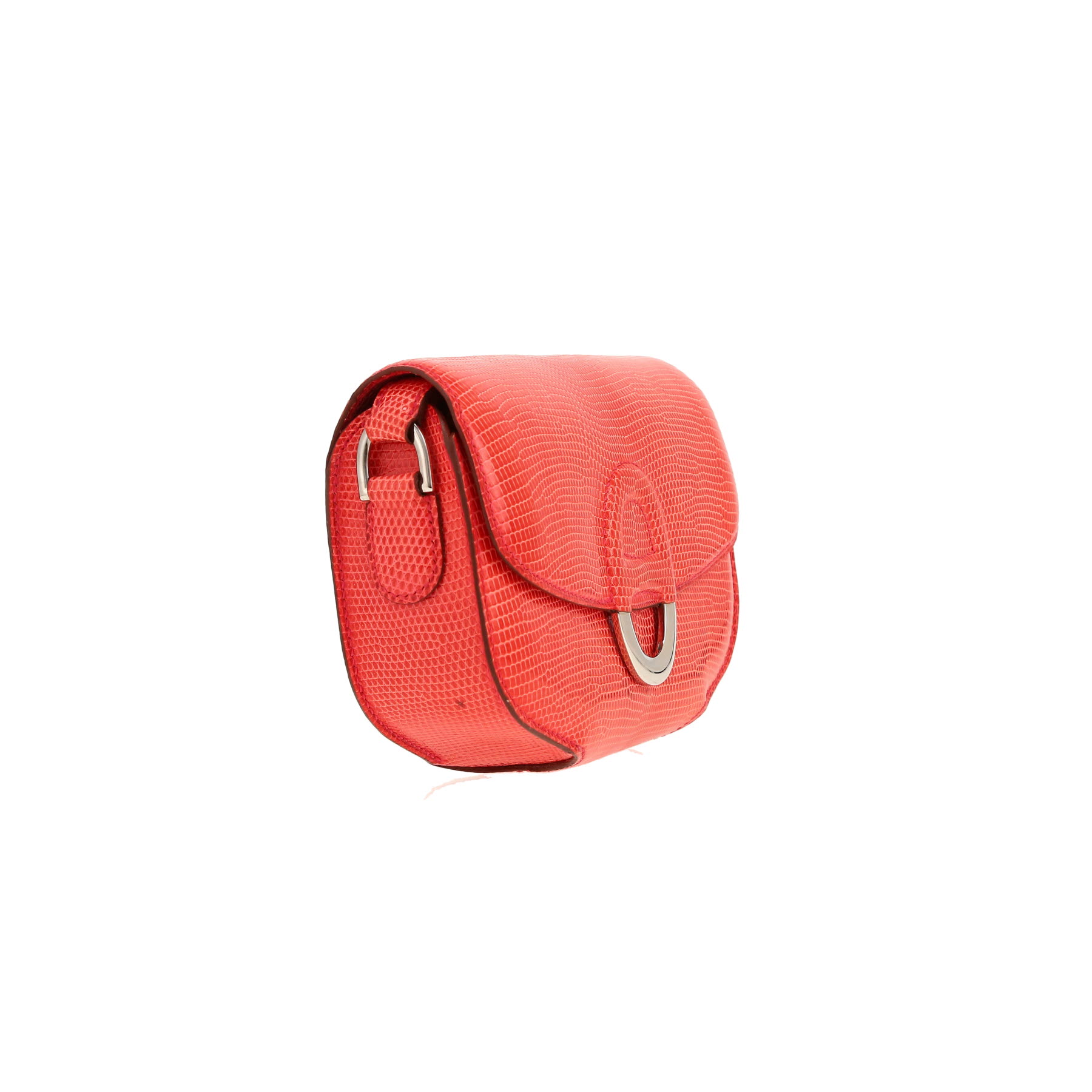 Hermès  Cherche Midi handbag  in orange lizzard