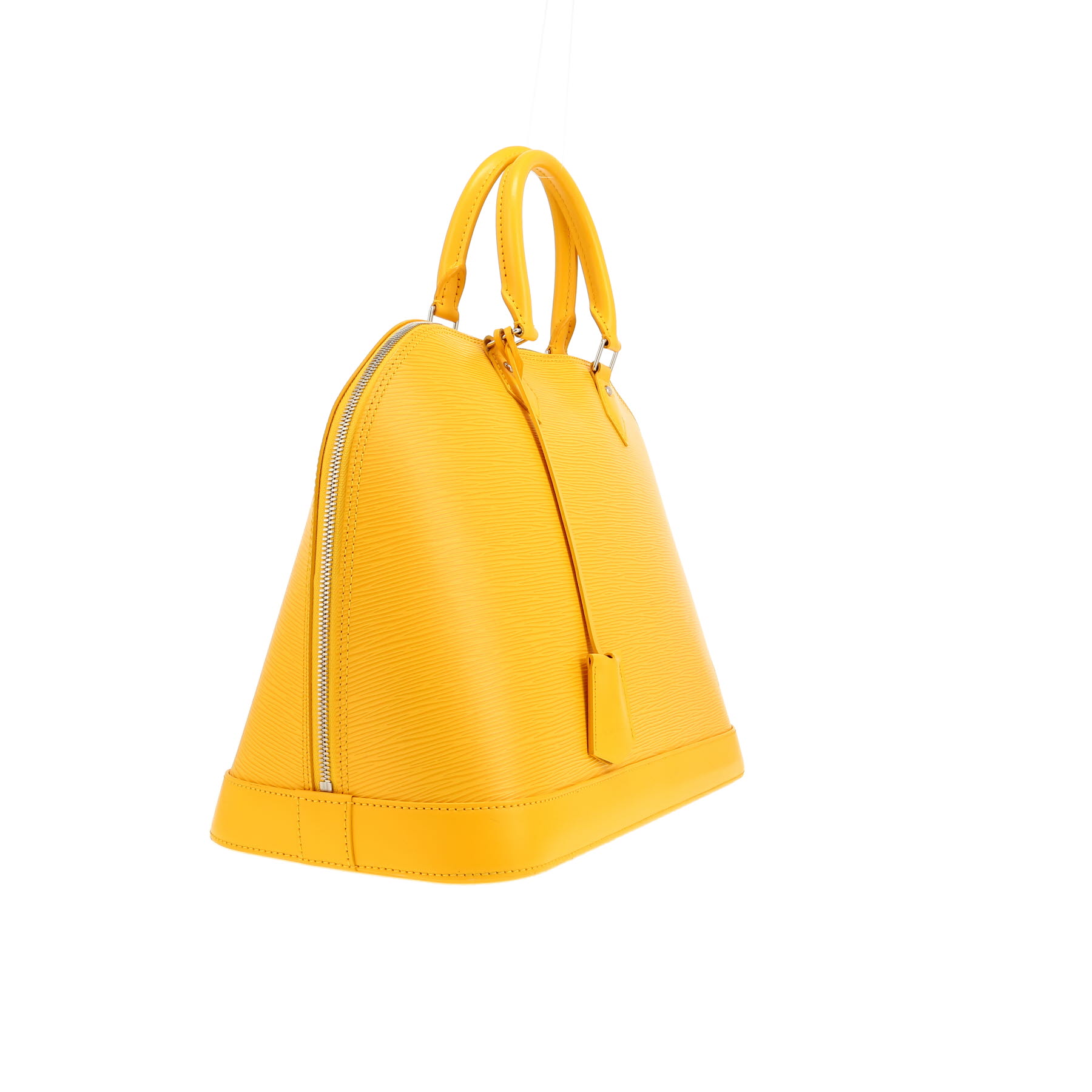 Louis Vuitton  Alma handbag  in yellow epi leather