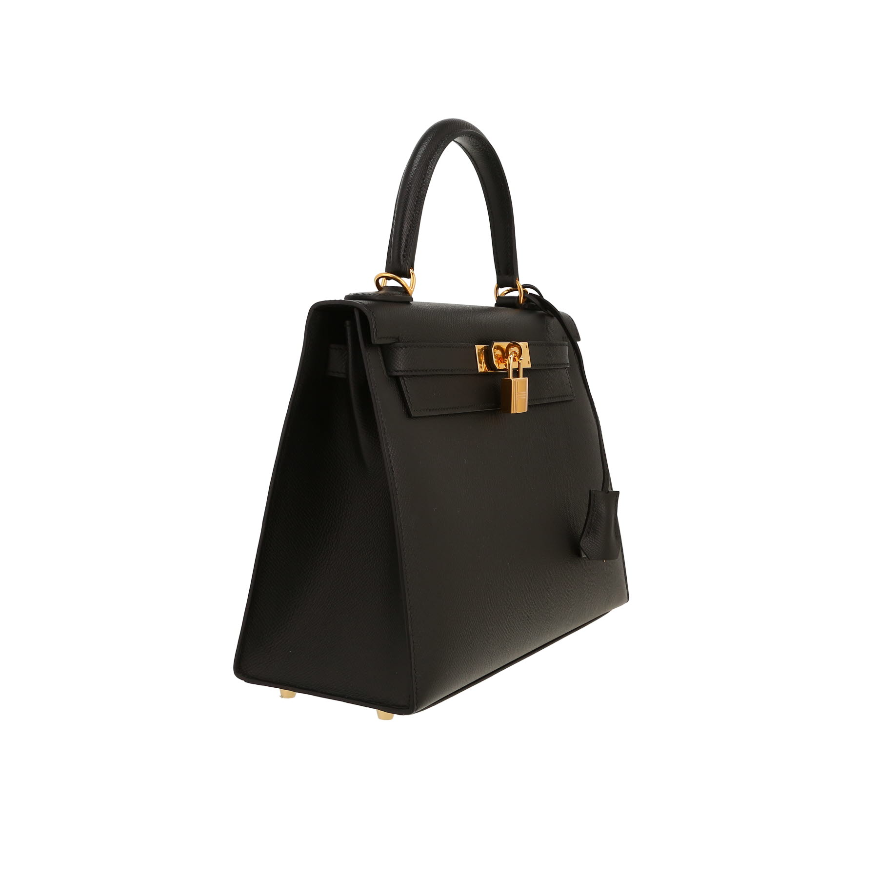 Hermès  Kelly 28 cm handbag  in black epsom leather