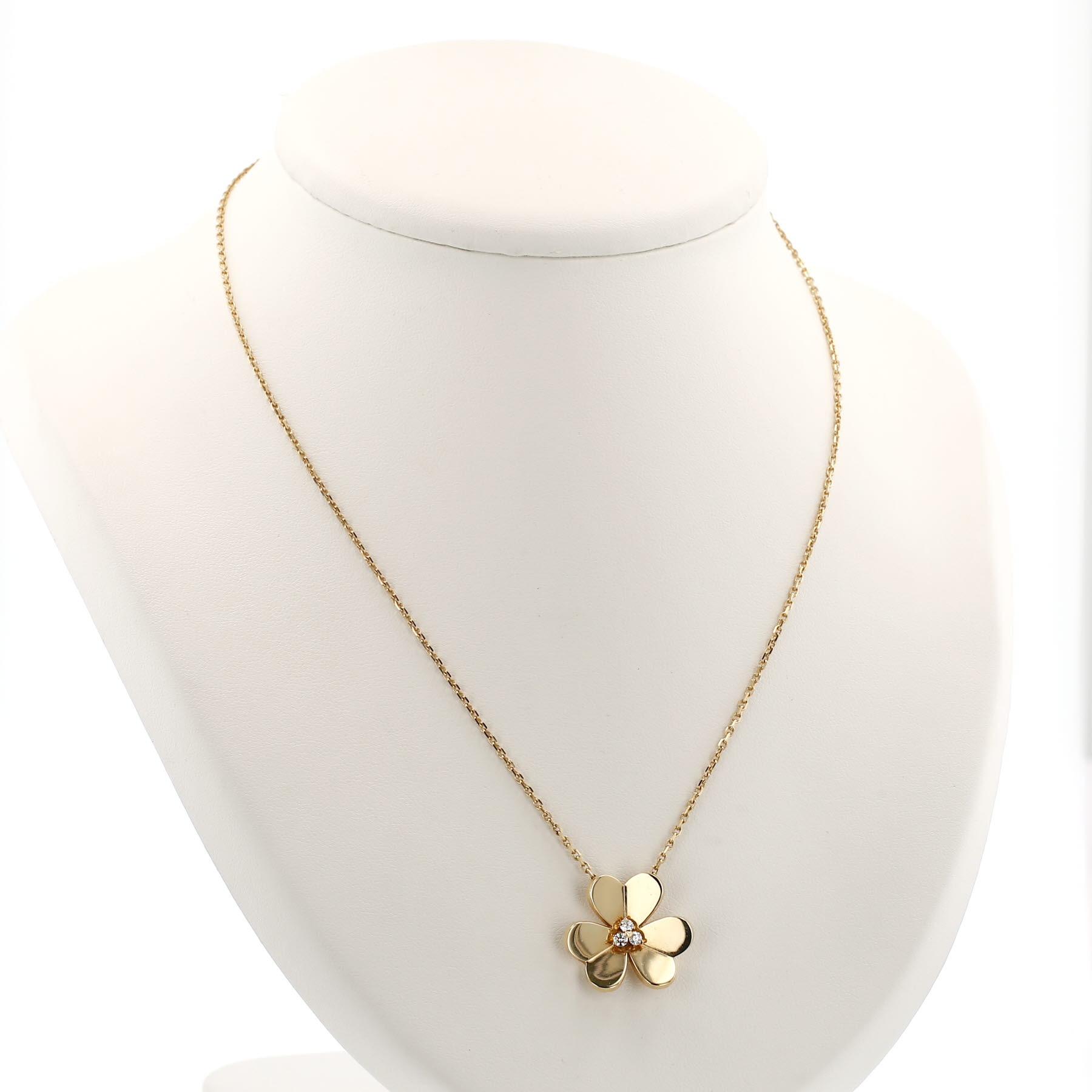 Colgante Van Cleef & Arpels Frivole modelo grande de oro amarillo y diamantes