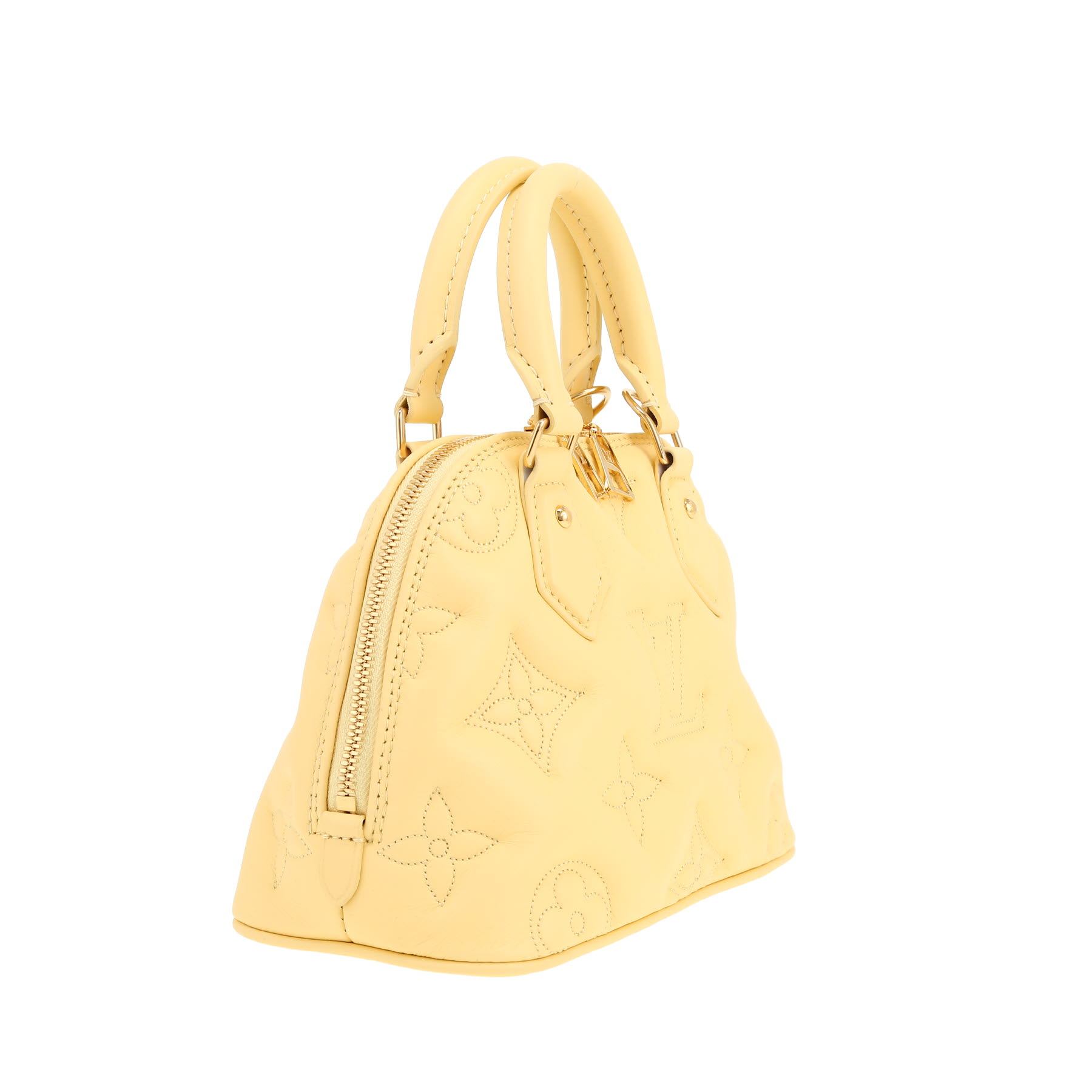 Louis Vuitton  Alma BB handbag  in yellow leather