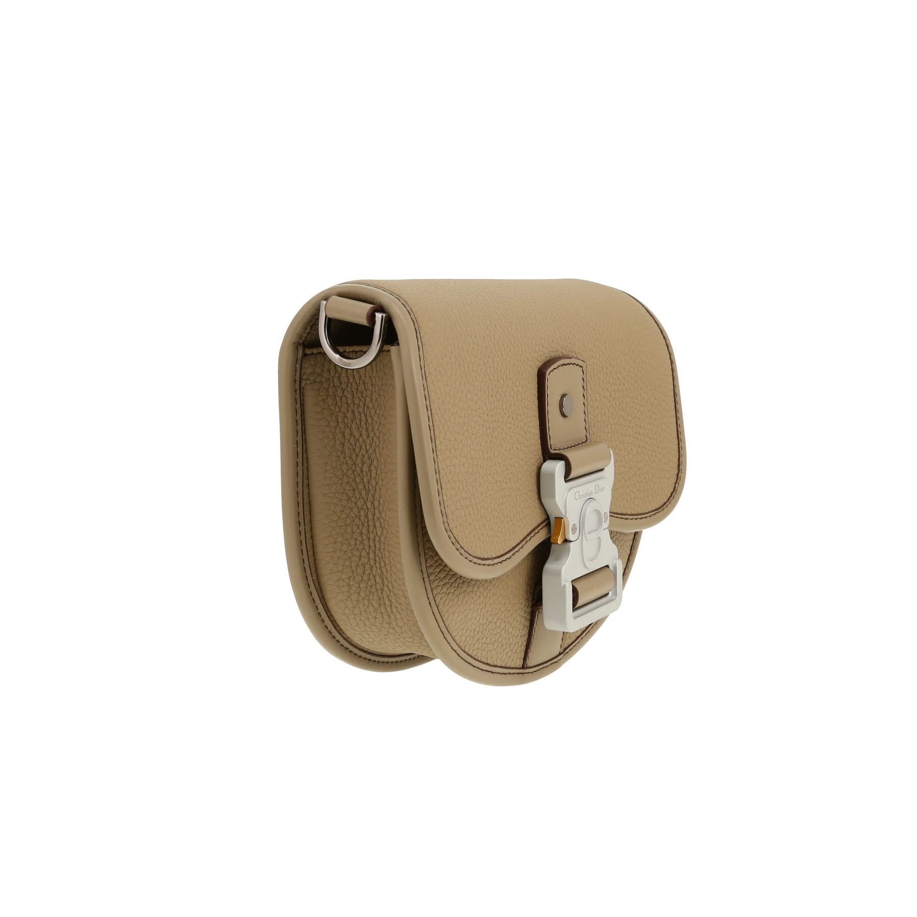 Dior  Gallop shoulder bag  in taupe grained leather