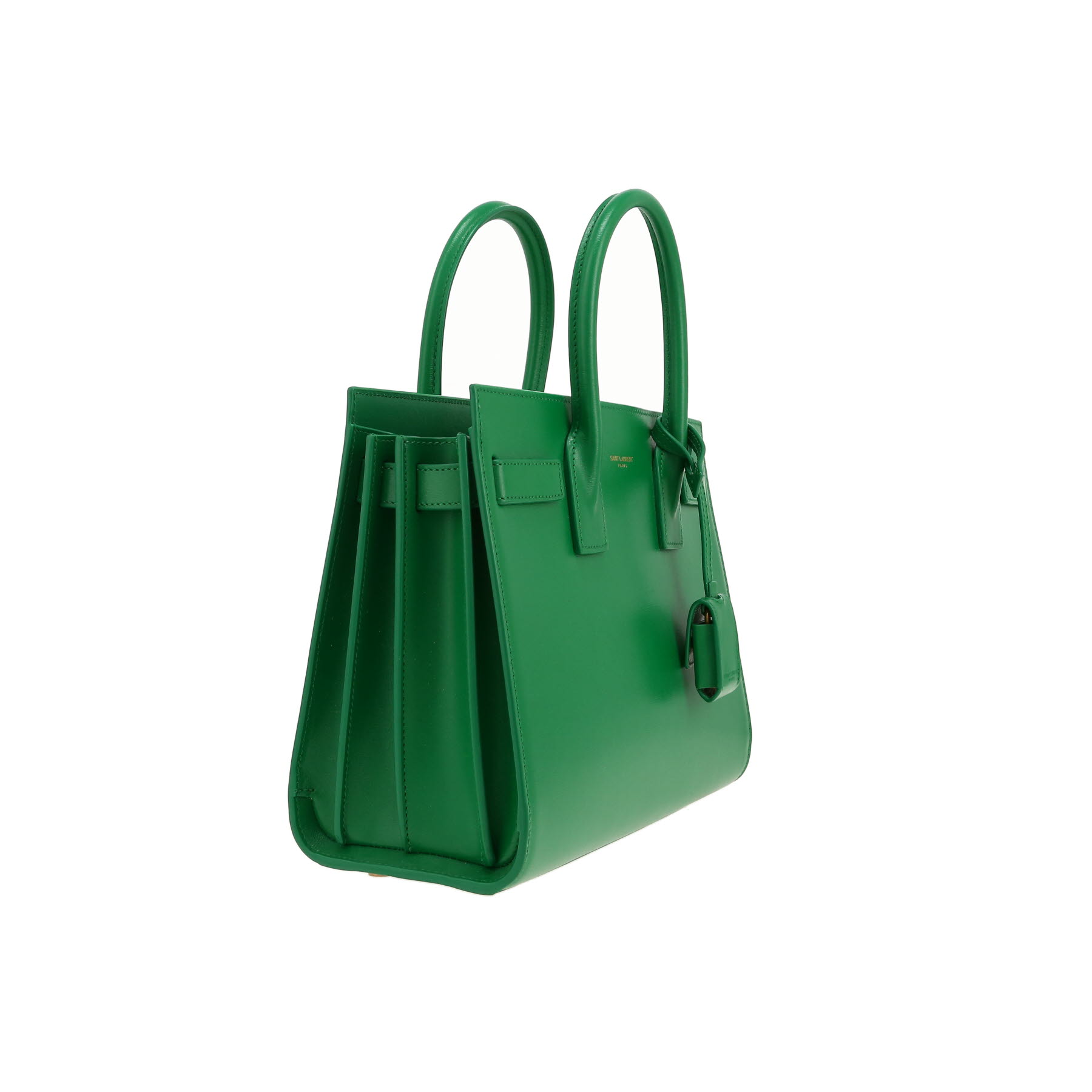 Saint Laurent  Sac de jour Baby handbag  in green leather