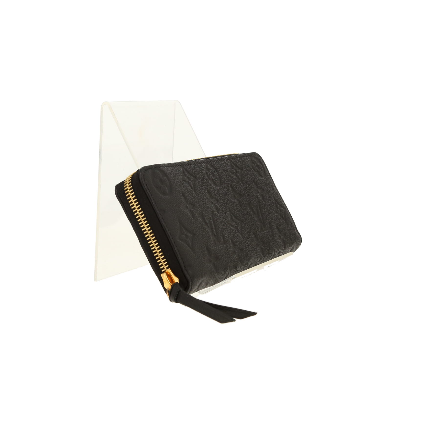 Louis Vuitton  Clémence wallet  in black empreinte monogram leather