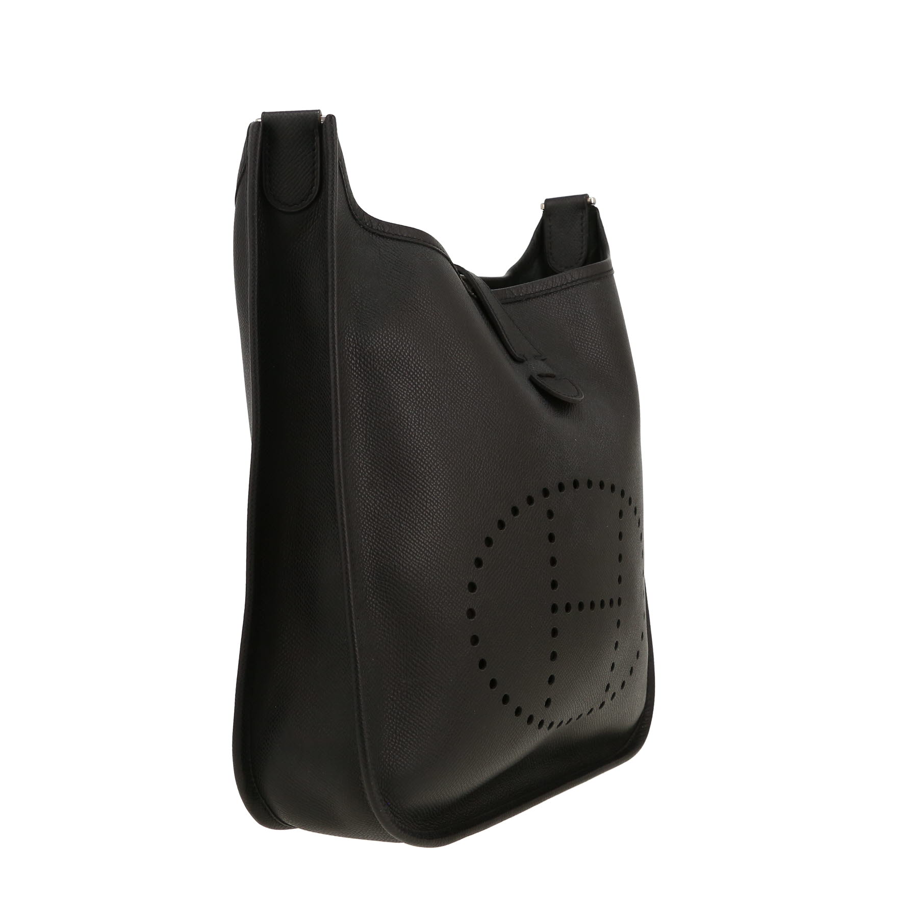 Borsa a tracolla Hermès  Evelyne in pelle Epsom nera