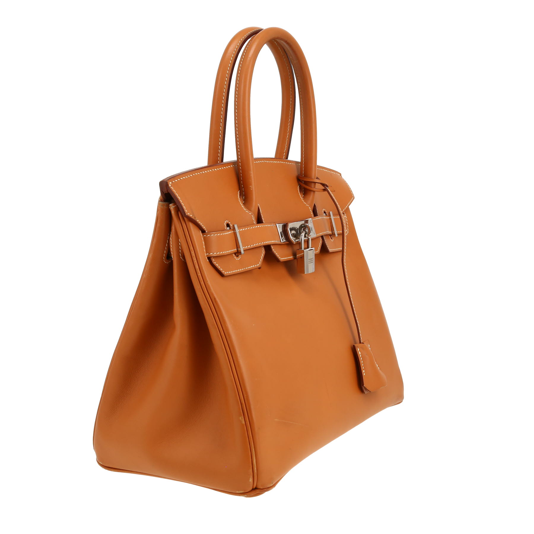 Borsa Hermès  Birkin 30 cm in pelle Chamonix gold