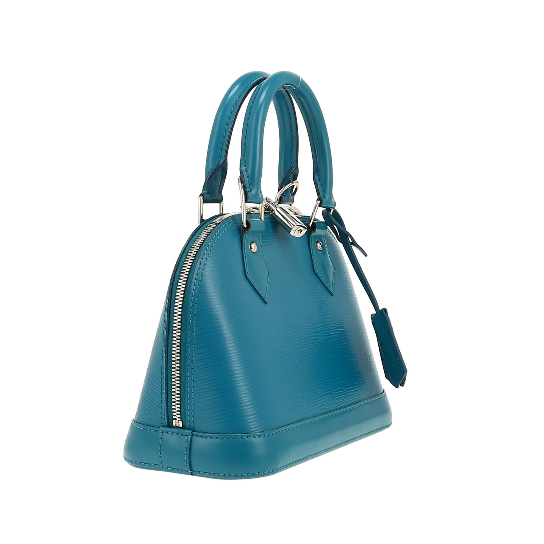 Louis Vuitton  Alma BB shoulder bag  in blue epi leather