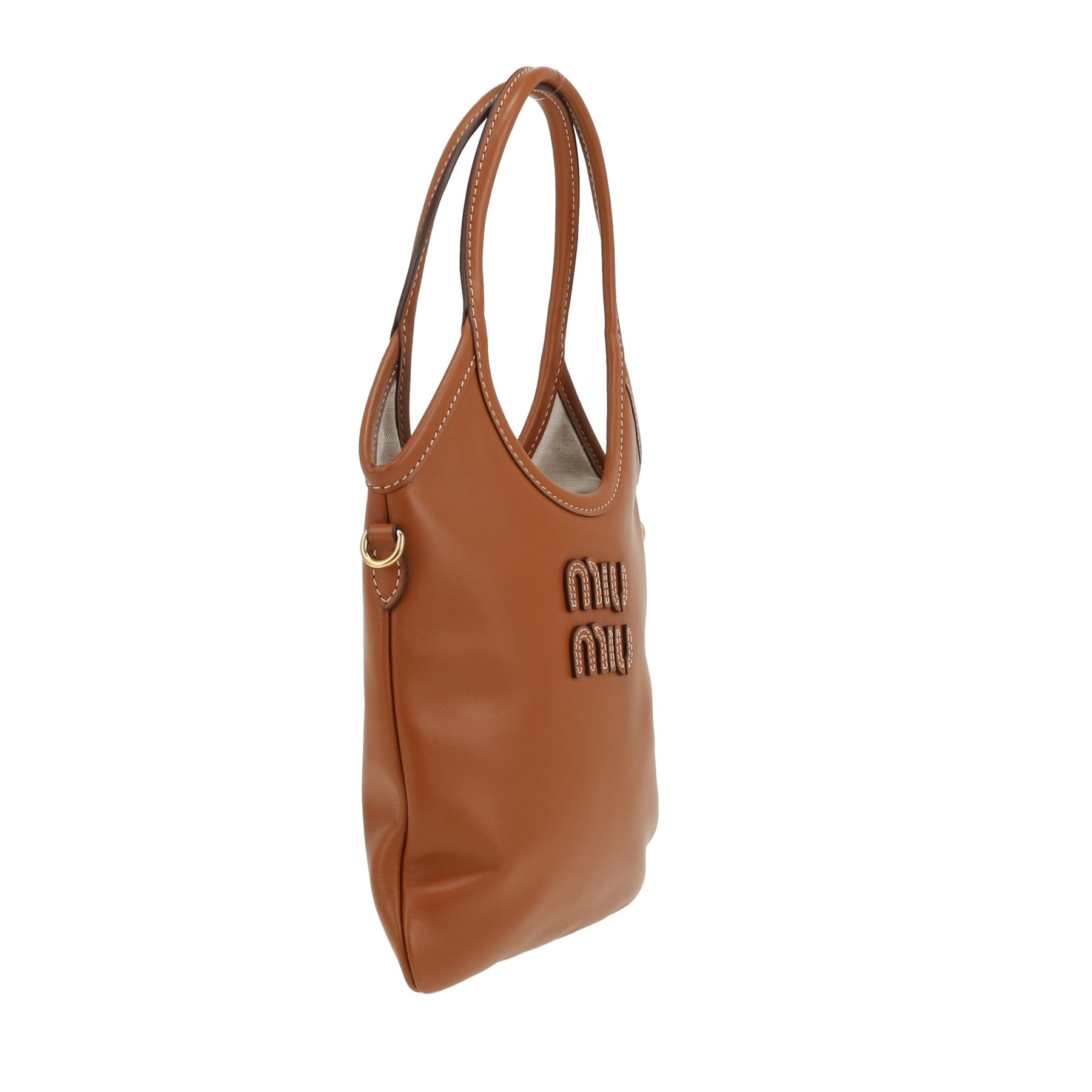 Sac bandoulière Miu Miu  Ivy en cuir marron