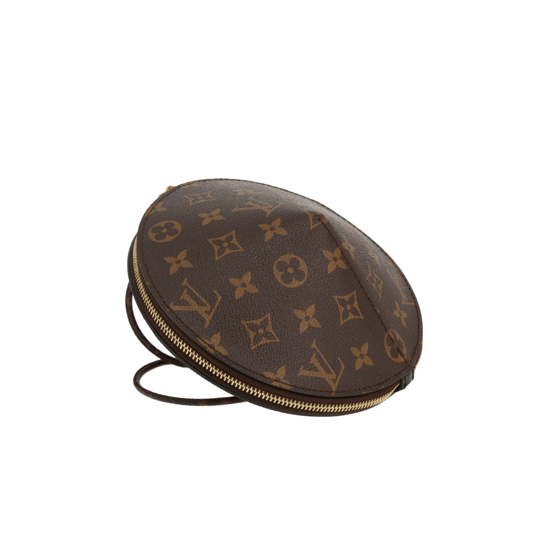 Minaudière Louis Vuitton  Toupie en toile monogram marron