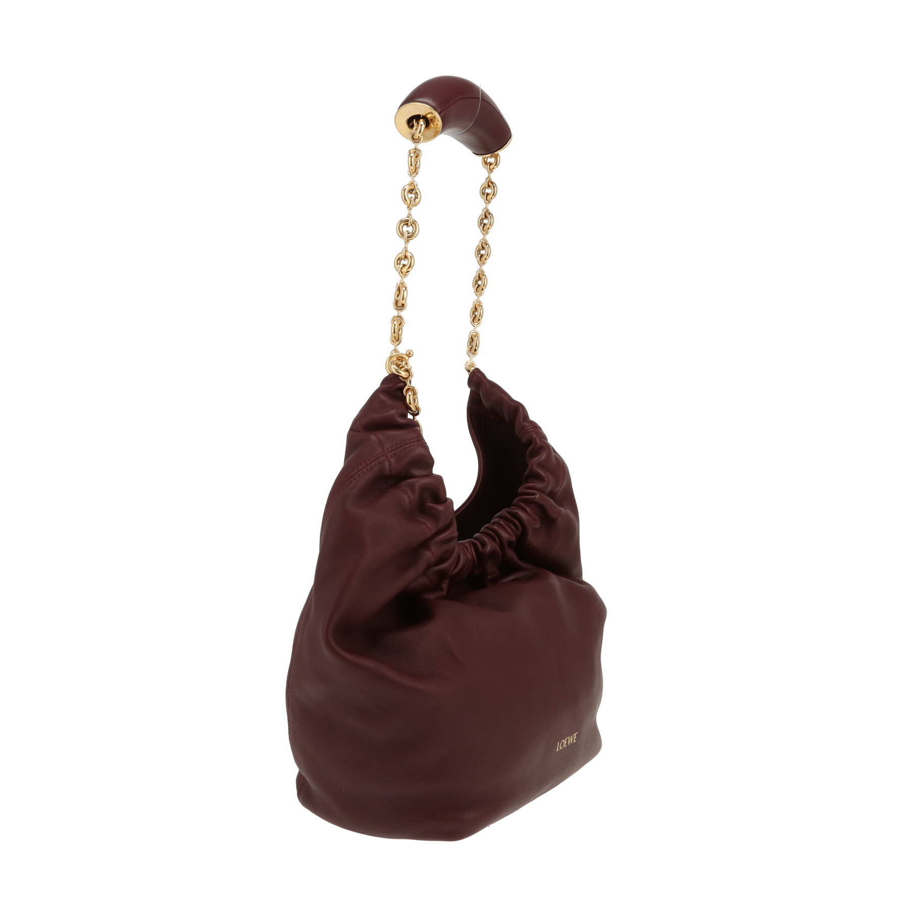 Borsa a tracolla Loewe  Squeeze in pelle bordeaux