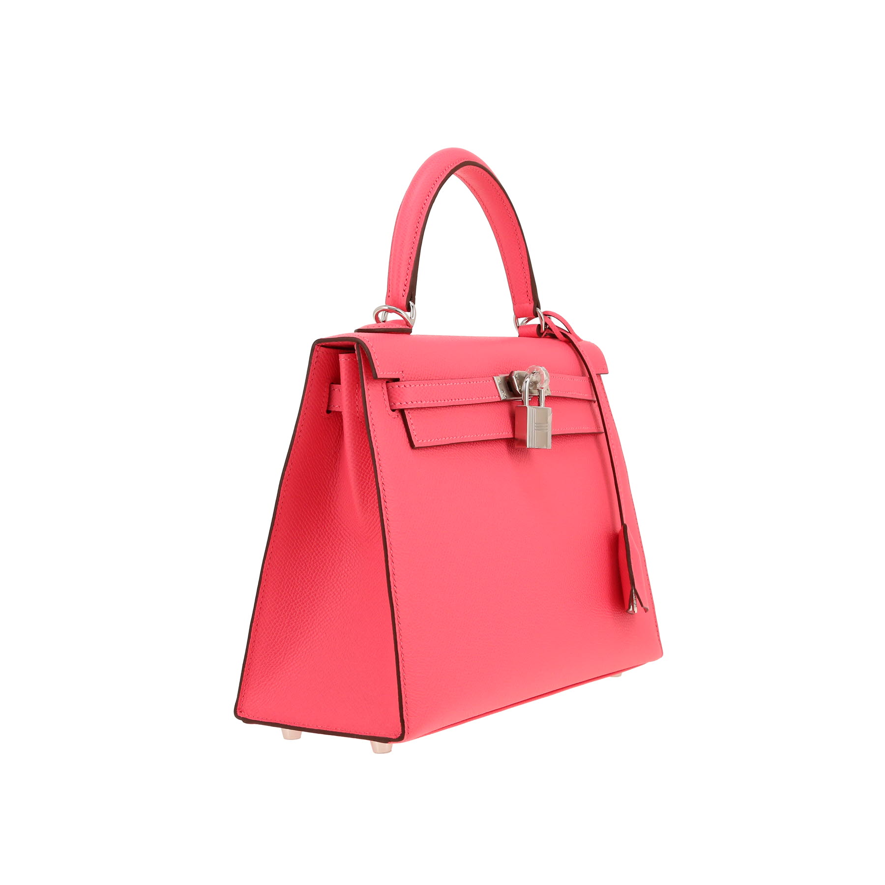 Hermès  Kelly 25 cm handbag  in azalea pink epsom leather
