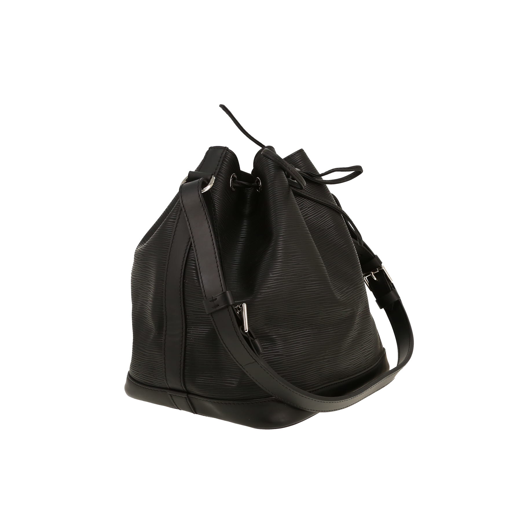 Bolso de mano Louis Vuitton  Noé en cuero Epi negro