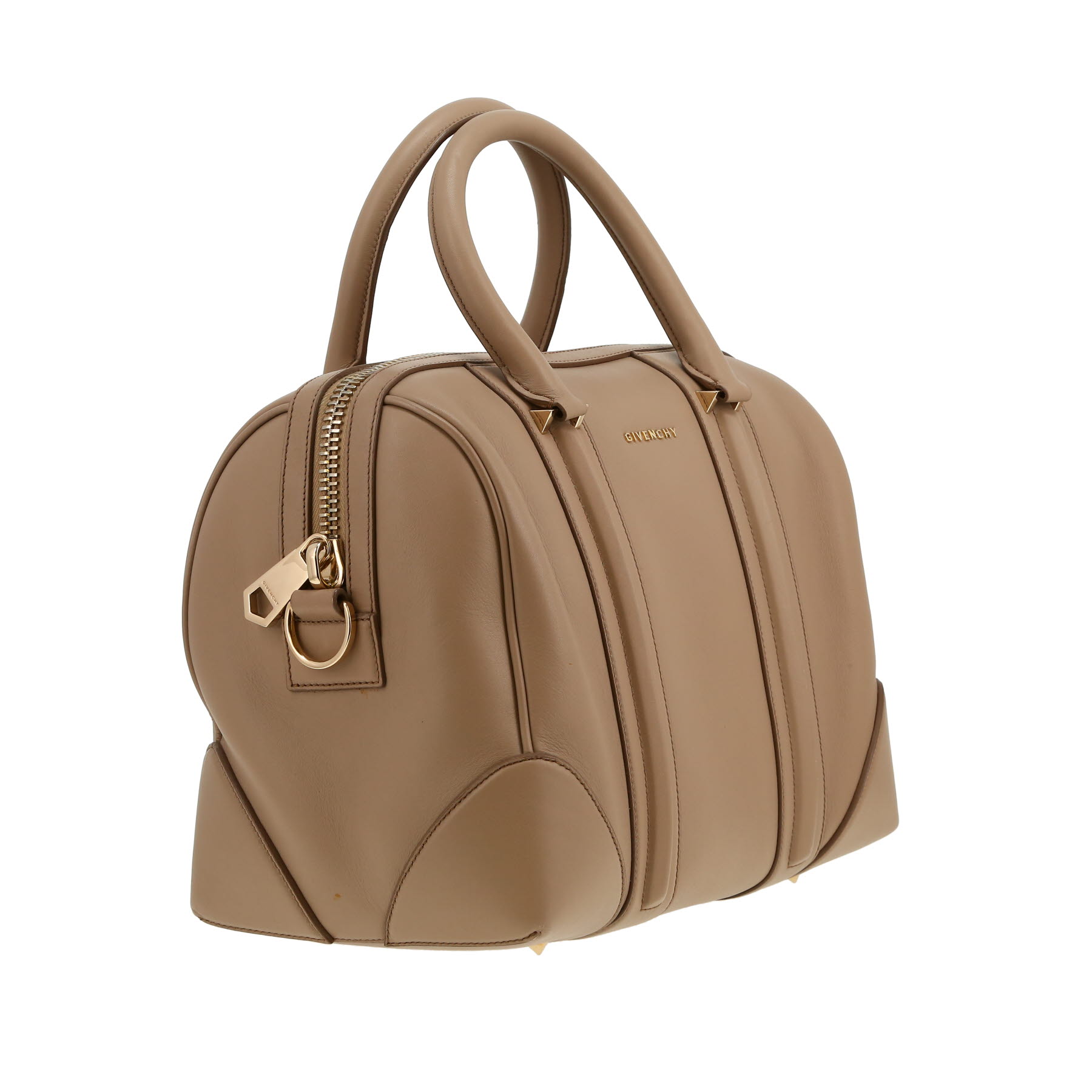 Givenchy  Lucrezia handbag  in taupe leather