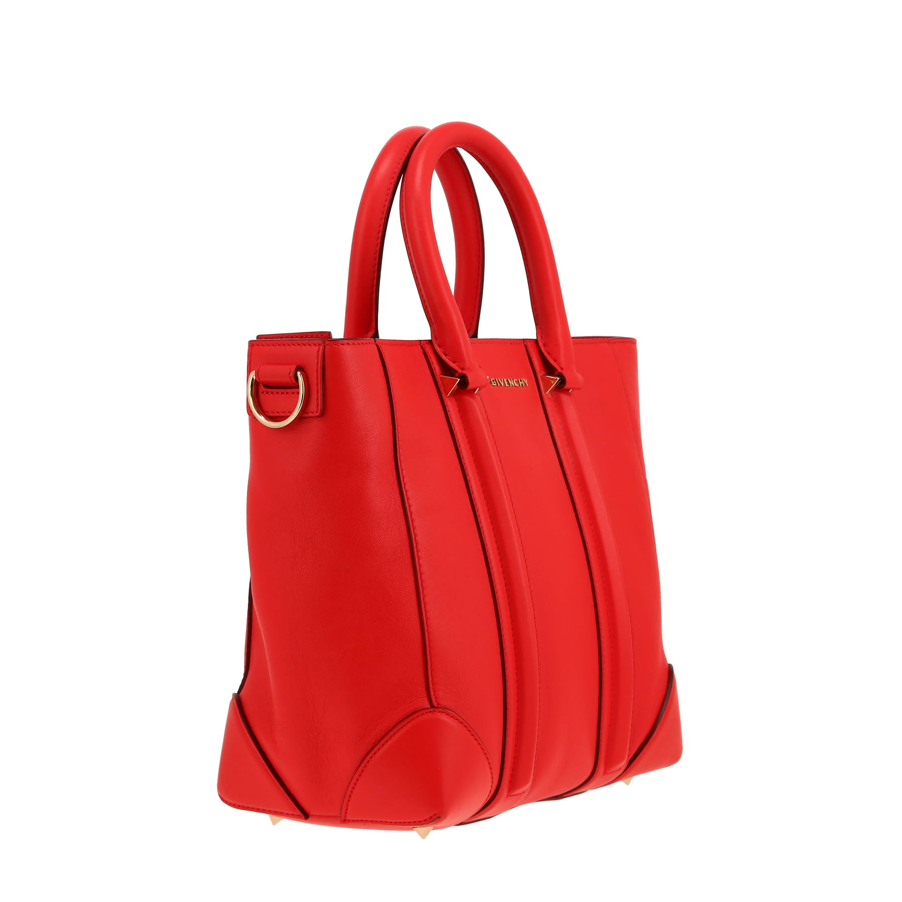 Givenchy  Lucrezia handbag  in red leather